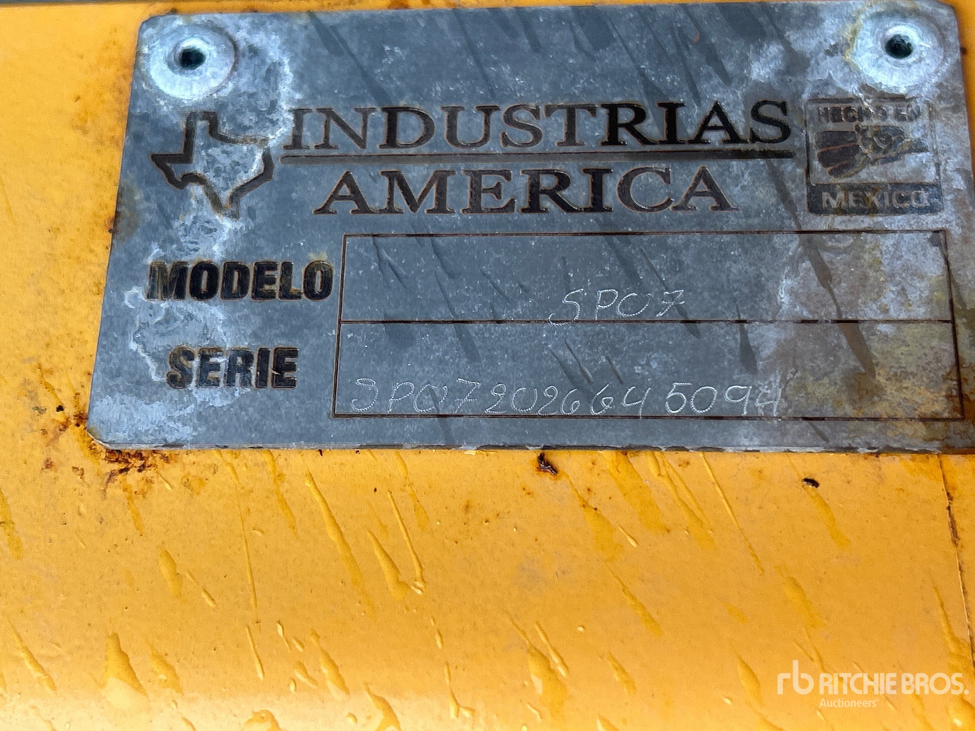 General Appearance with N.º de serie/VIN