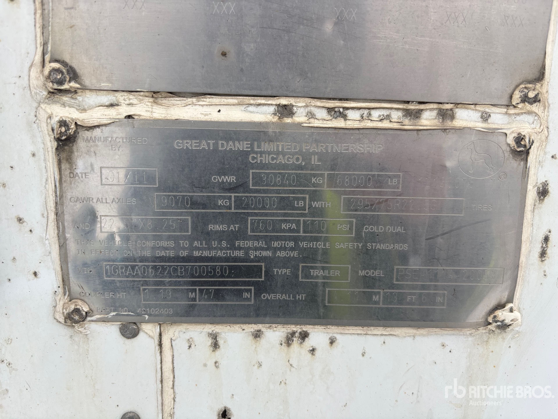 General Appearance with Seriennummer / FIN