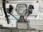 Trailer Chassis with Power Receptacle Functional