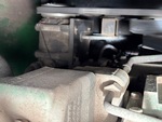 Engine with A/C Compressor