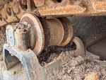 Undercarriage with Left Carrier Rollers
