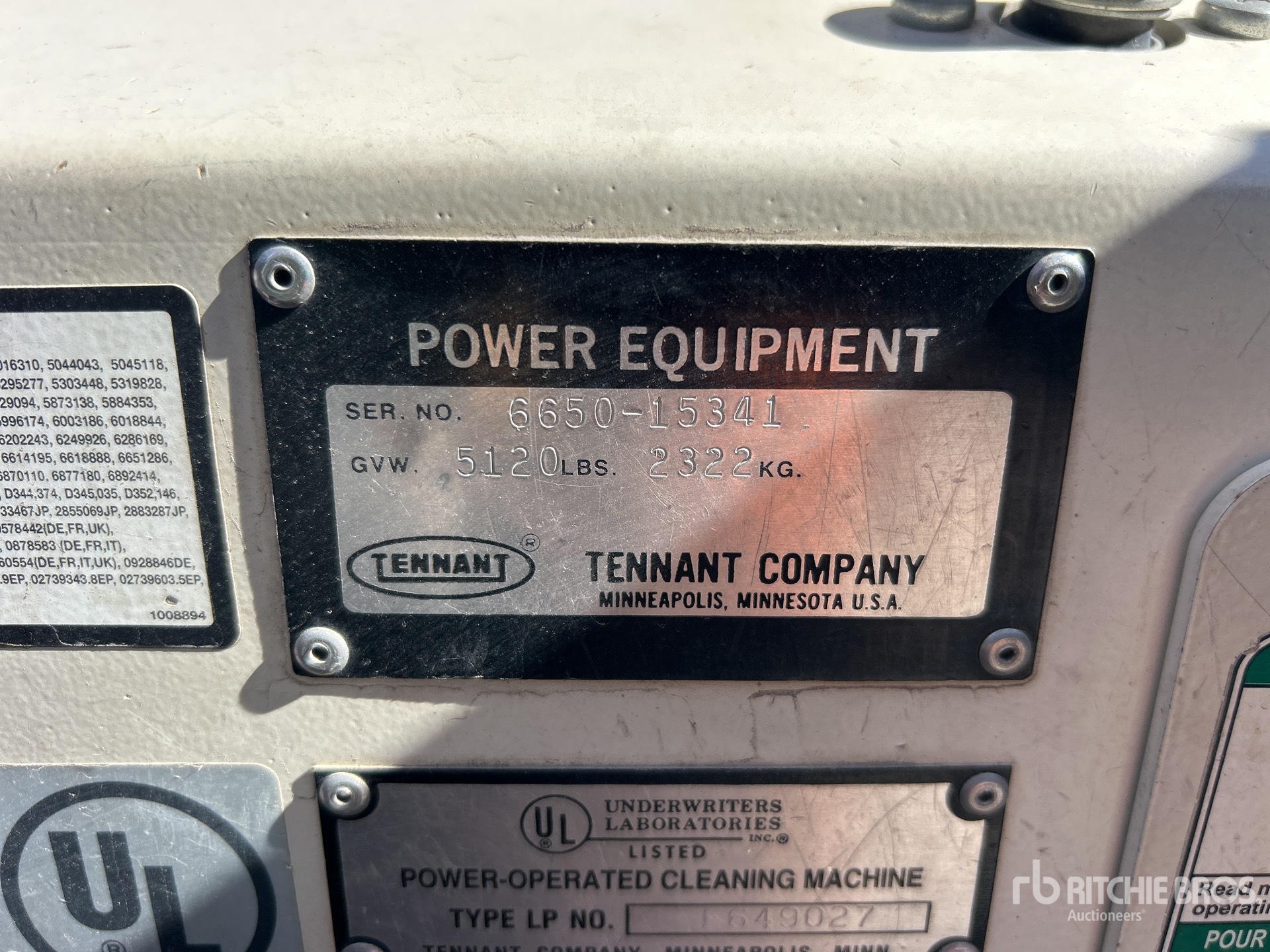 General Appearance with N.º de serie/VIN