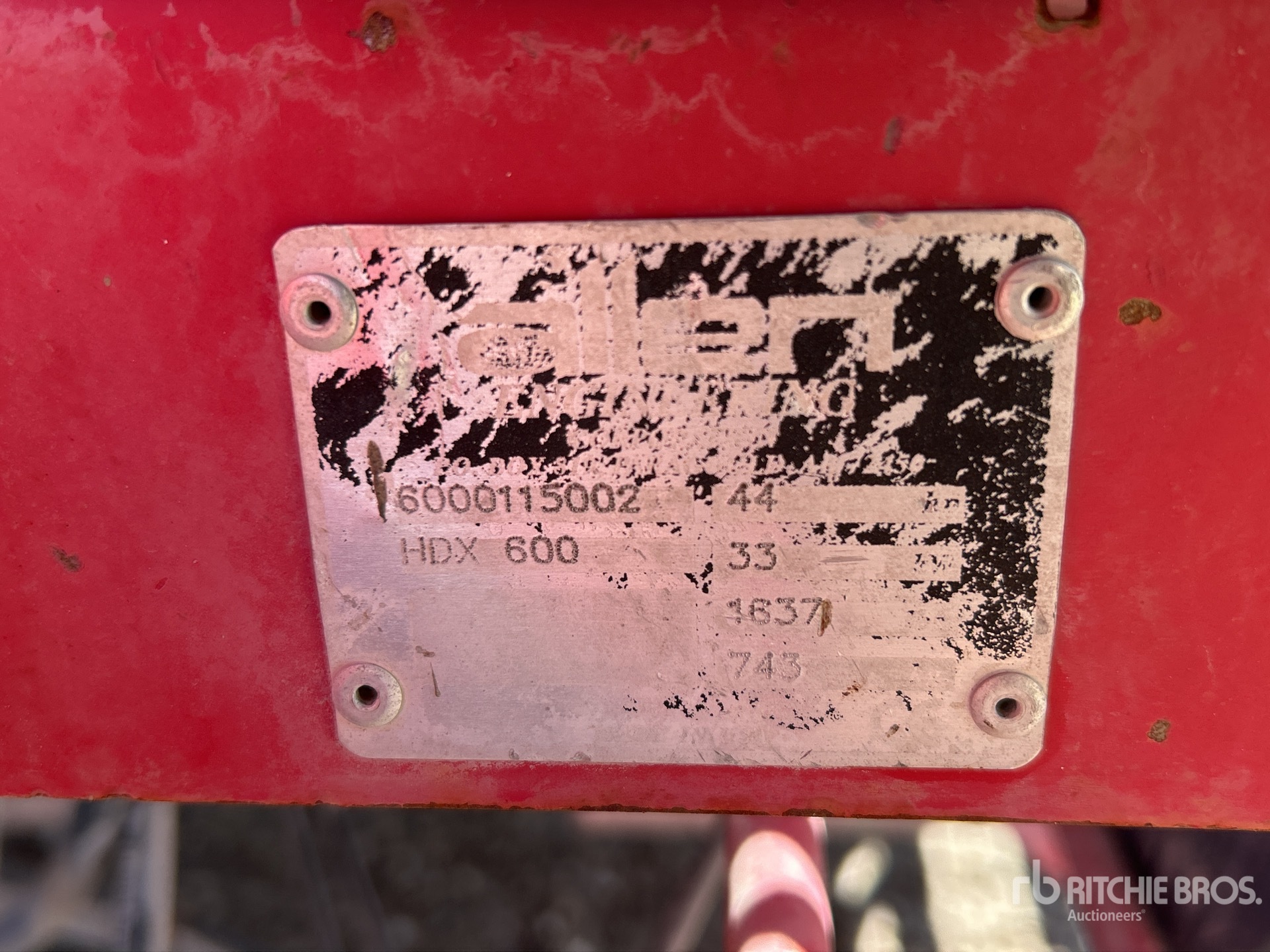 General Appearance with Numer seryjny/numer identyfikacyjny pojazdu