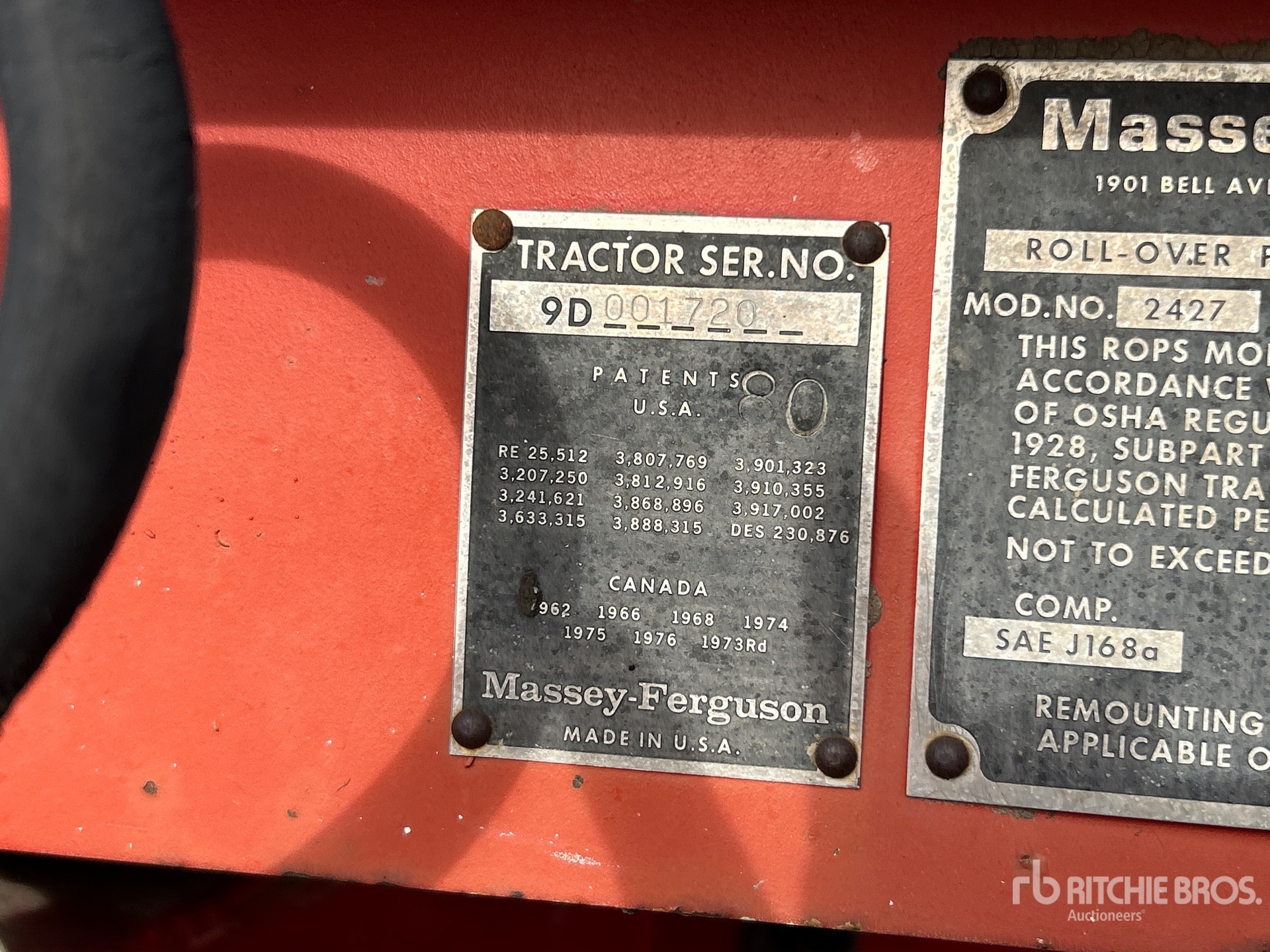 General Appearance with Numero seriale/numero d’identificazione del veicolo (VIN)