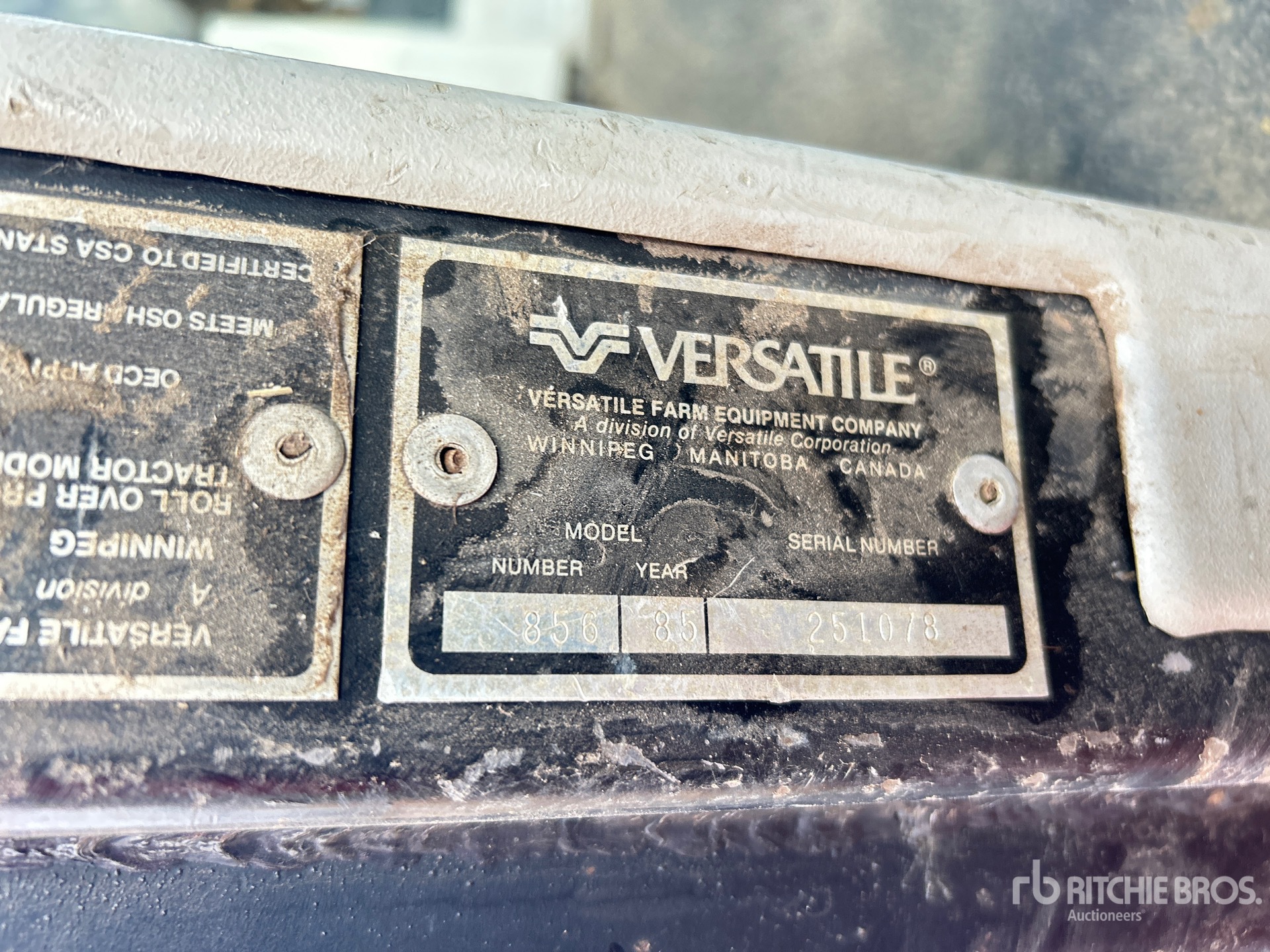 General Appearance with Numero seriale/numero d’identificazione del veicolo (VIN)