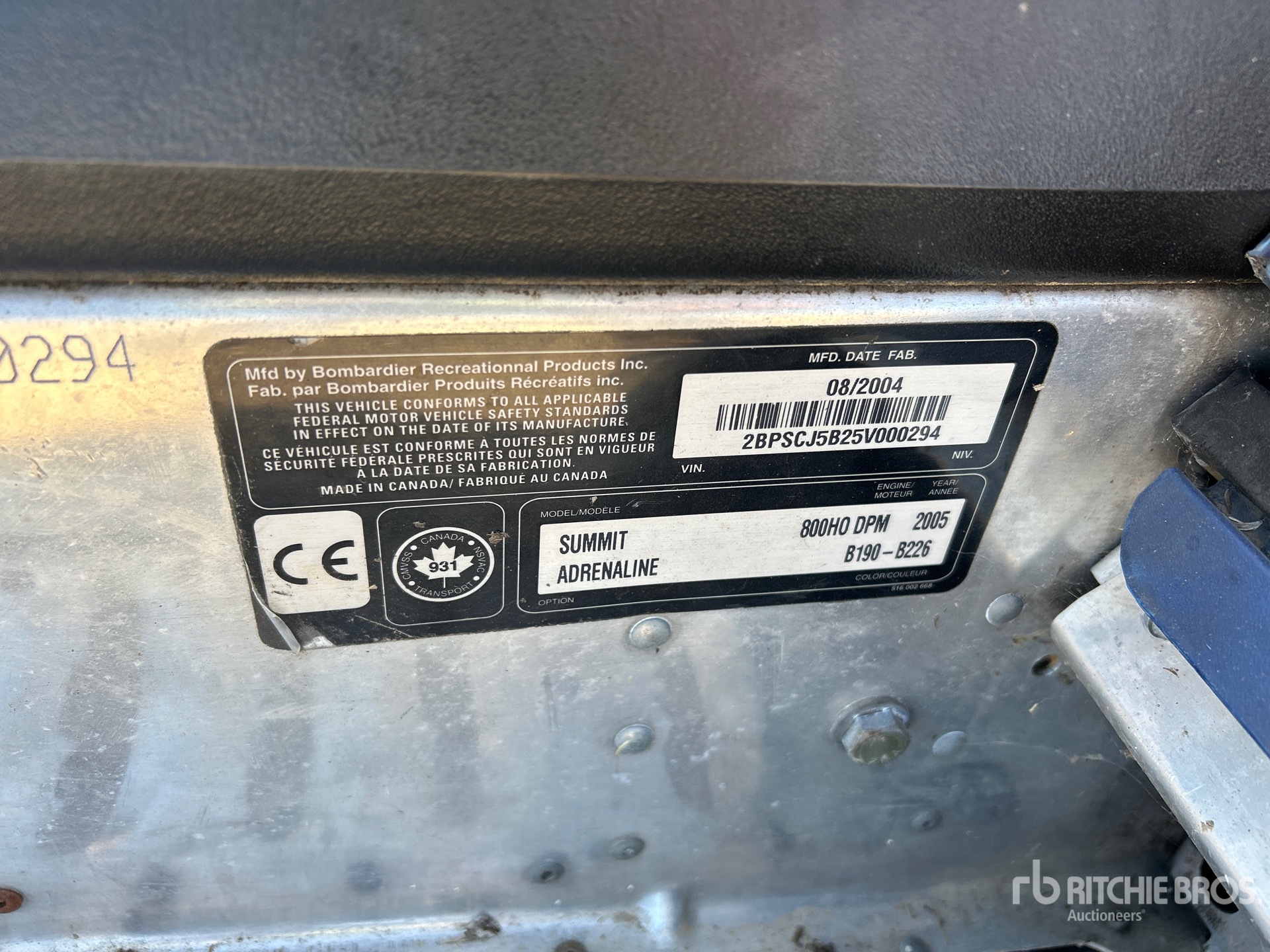 General Appearance with Seriennummer / FIN