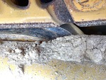 Undercarriage with Left Front Idler