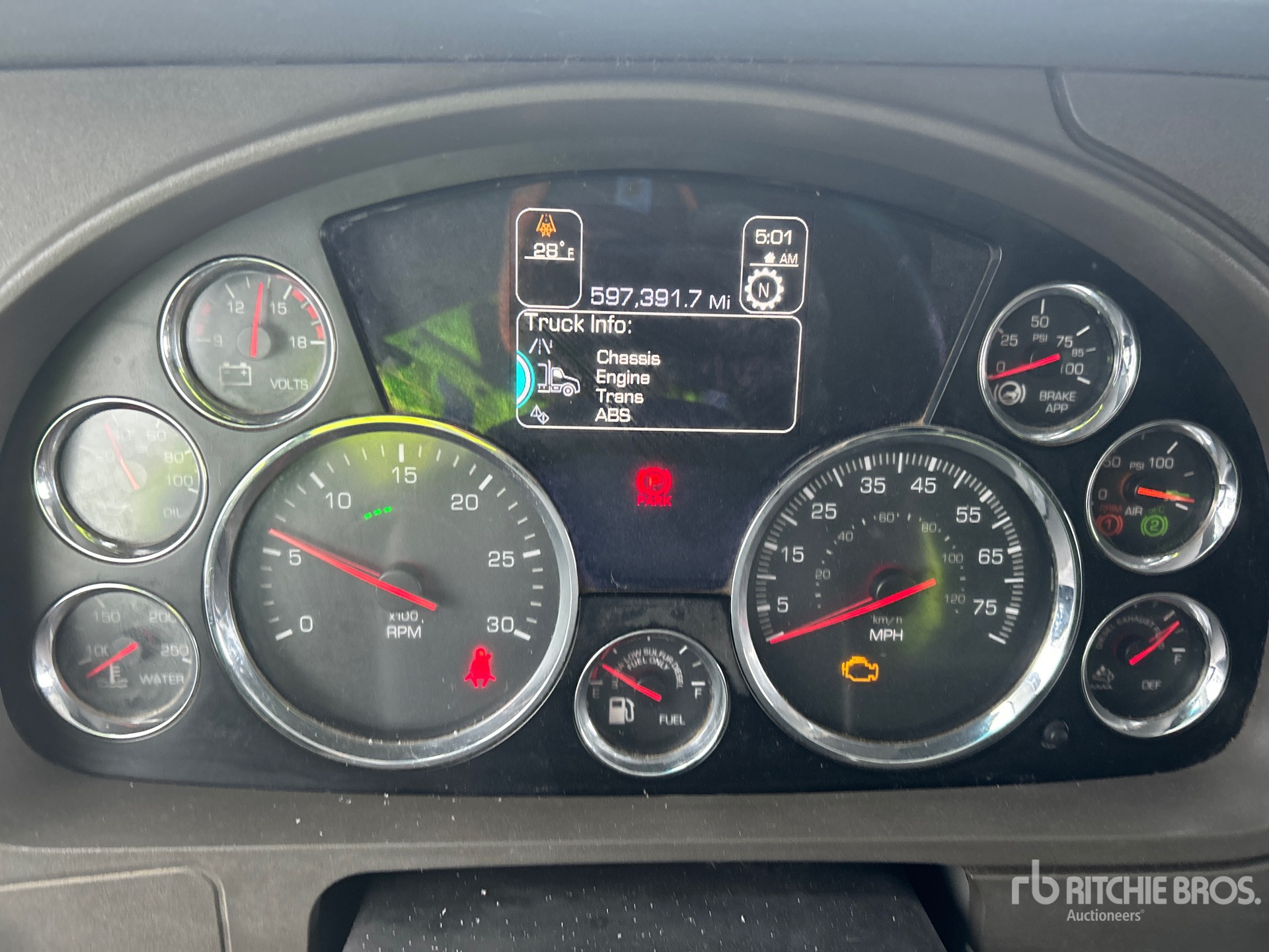 General Appearance with Hour Meter / Odometer