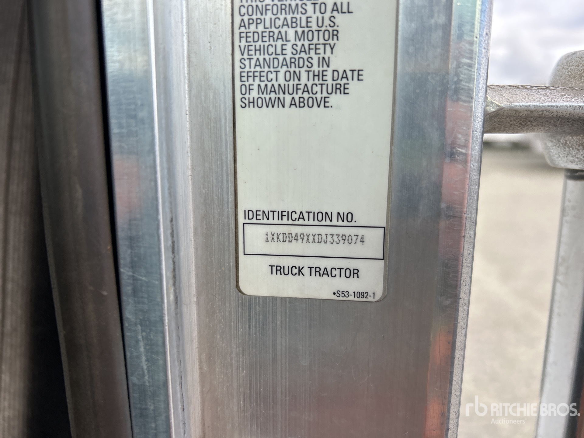 General Appearance with N.º de serie/VIN