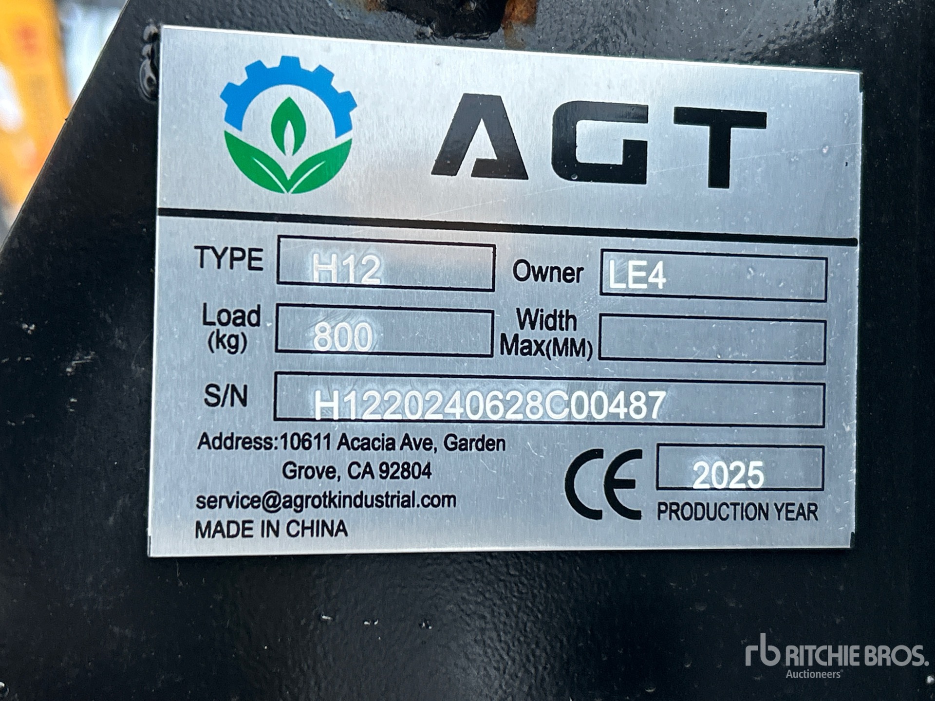 General Appearance with N.º de serie/VIN