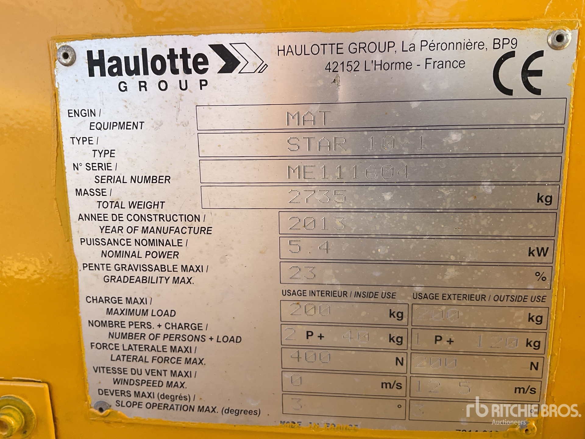 General Appearance with Seriennummer / FIN