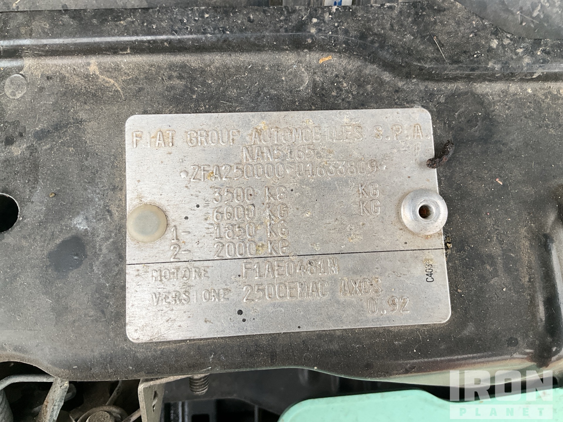 General Appearance with Numer seryjny/numer identyfikacyjny pojazdu