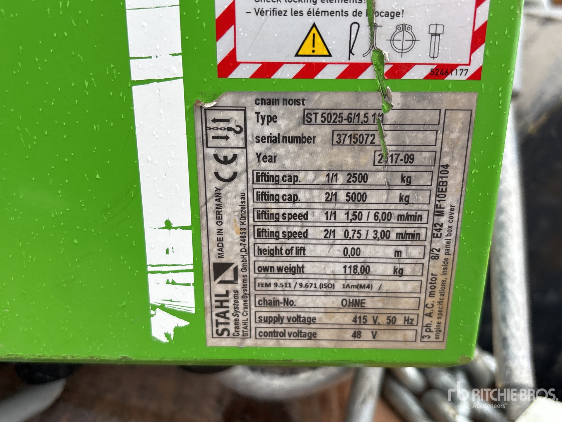 General Appearance with Seriennummer / FIN