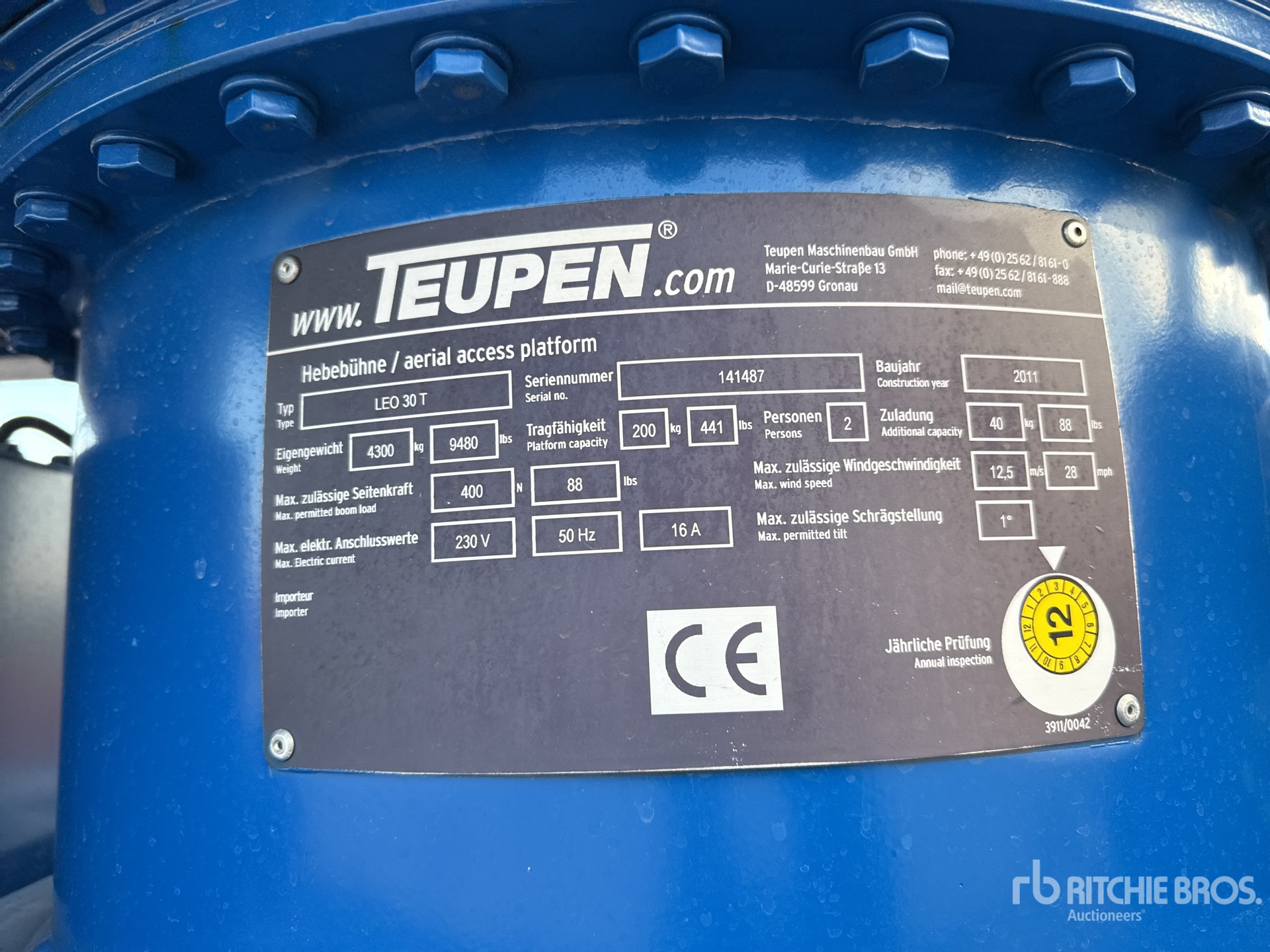 General Appearance with Numer seryjny/numer identyfikacyjny pojazdu