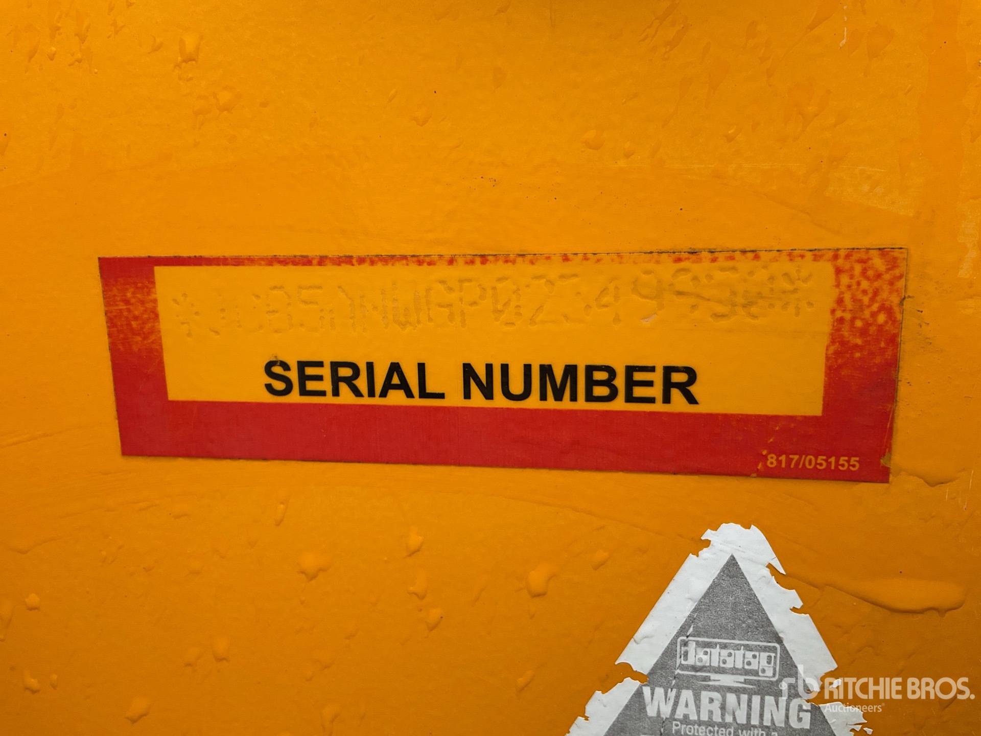 General Appearance with N.º de serie/VIN