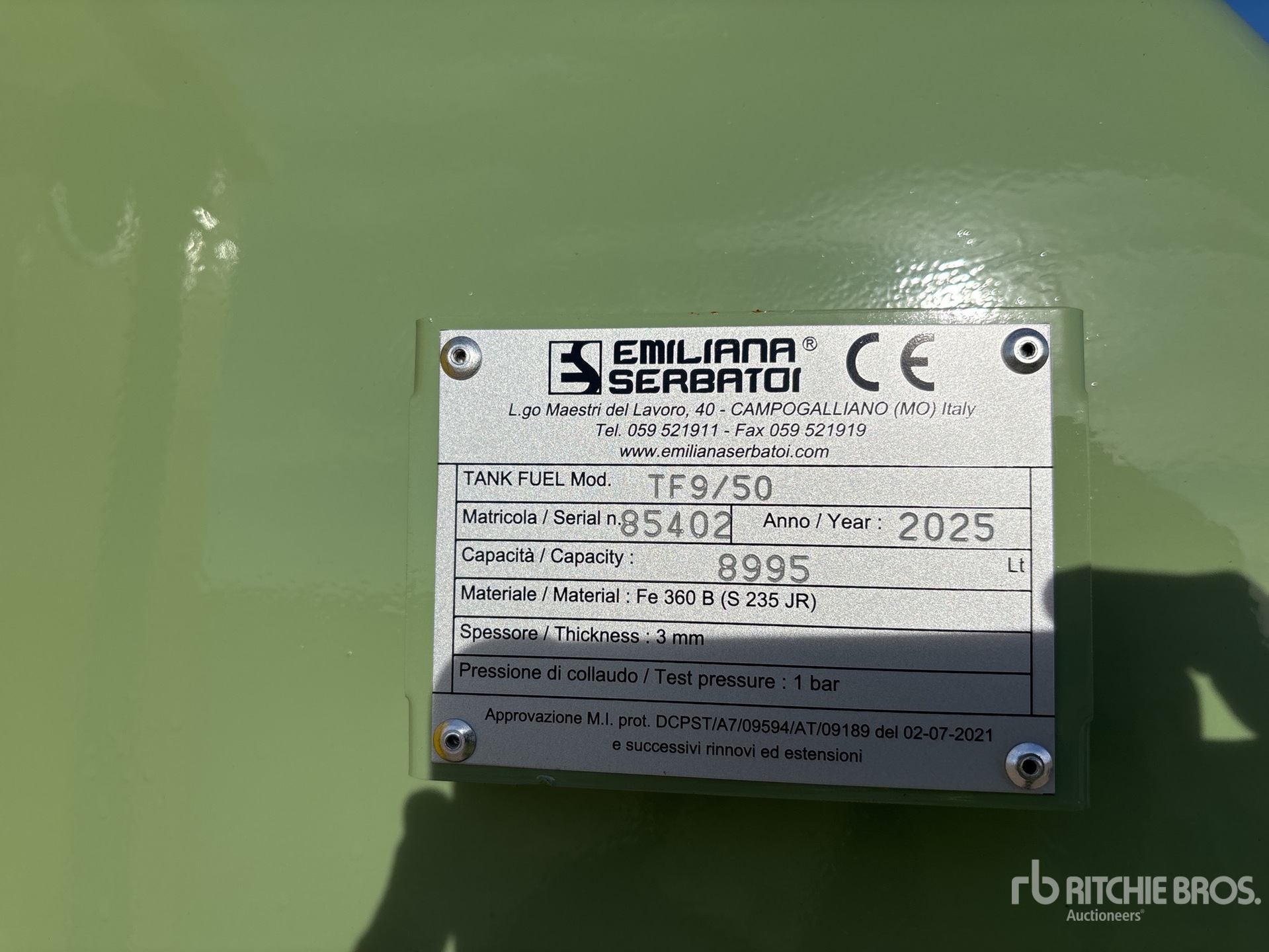 General Appearance with Seriennummer / FIN