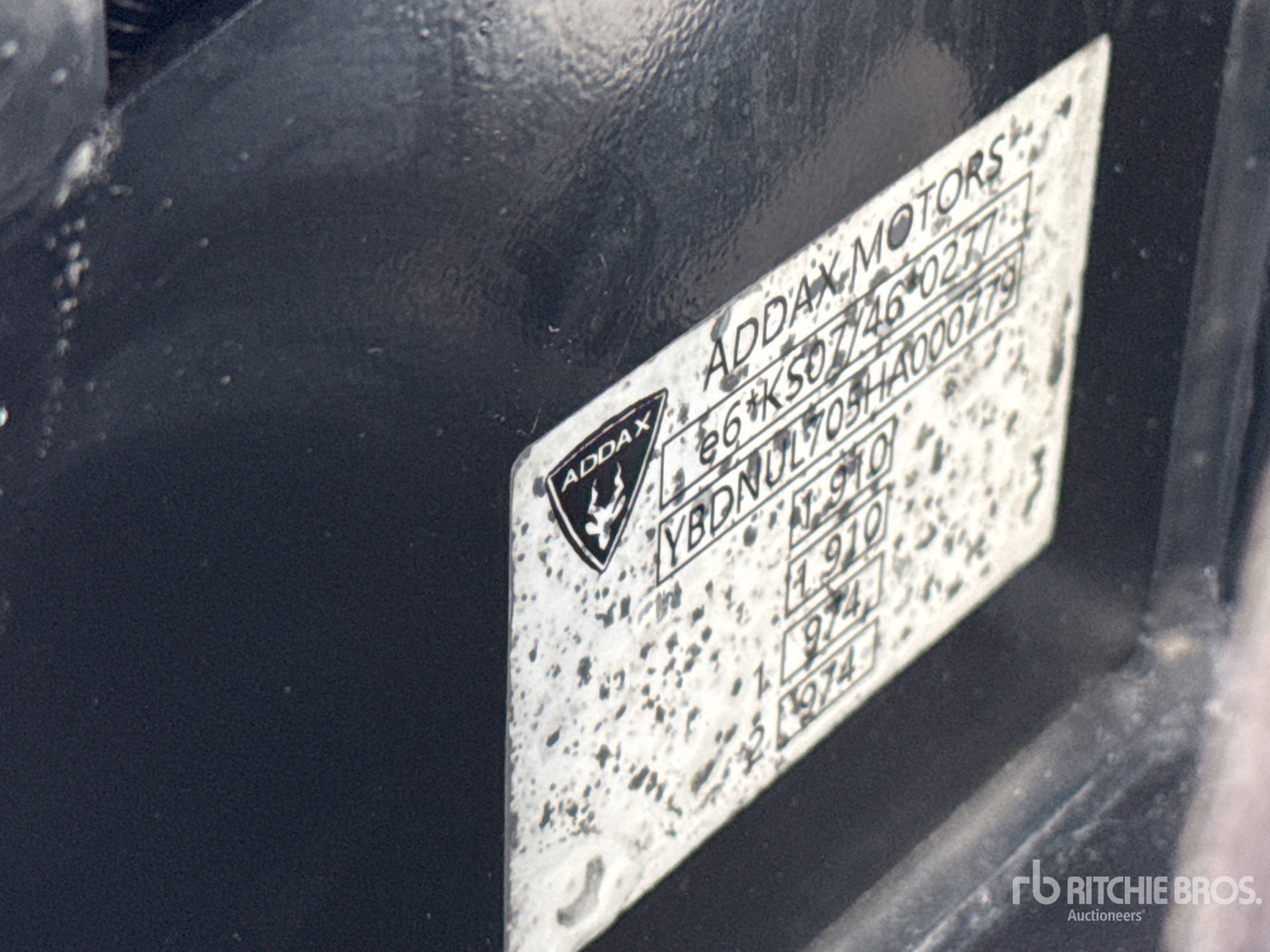 General Appearance with Numer seryjny/numer identyfikacyjny pojazdu