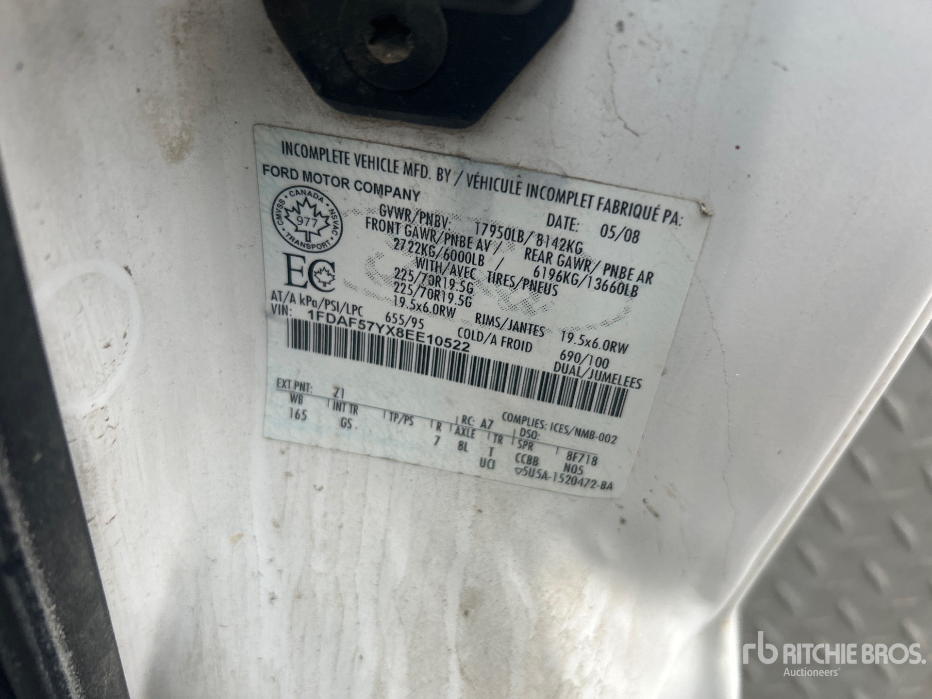 General Appearance with Numero seriale/numero d’identificazione del veicolo (VIN)