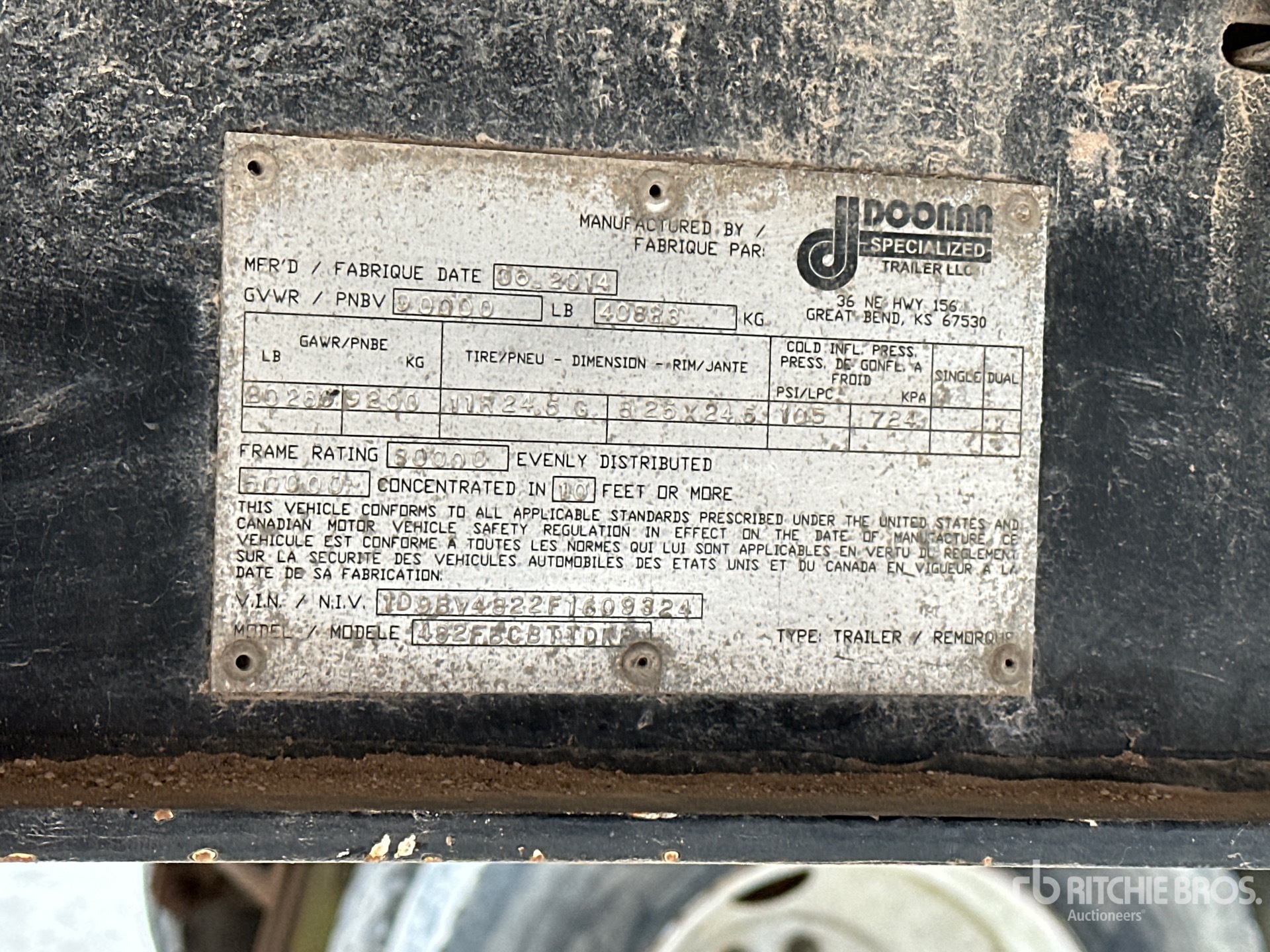 General Appearance with N.º de serie/VIN