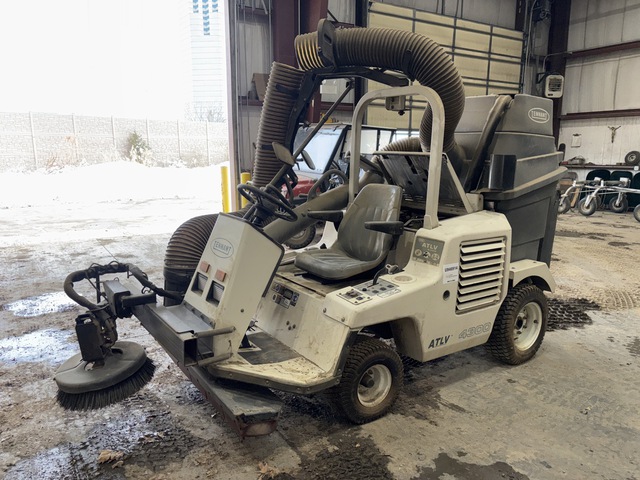 Tennant ATLV 4300 Ride-On Litter and Leaf Vacuum Floor Sweeper