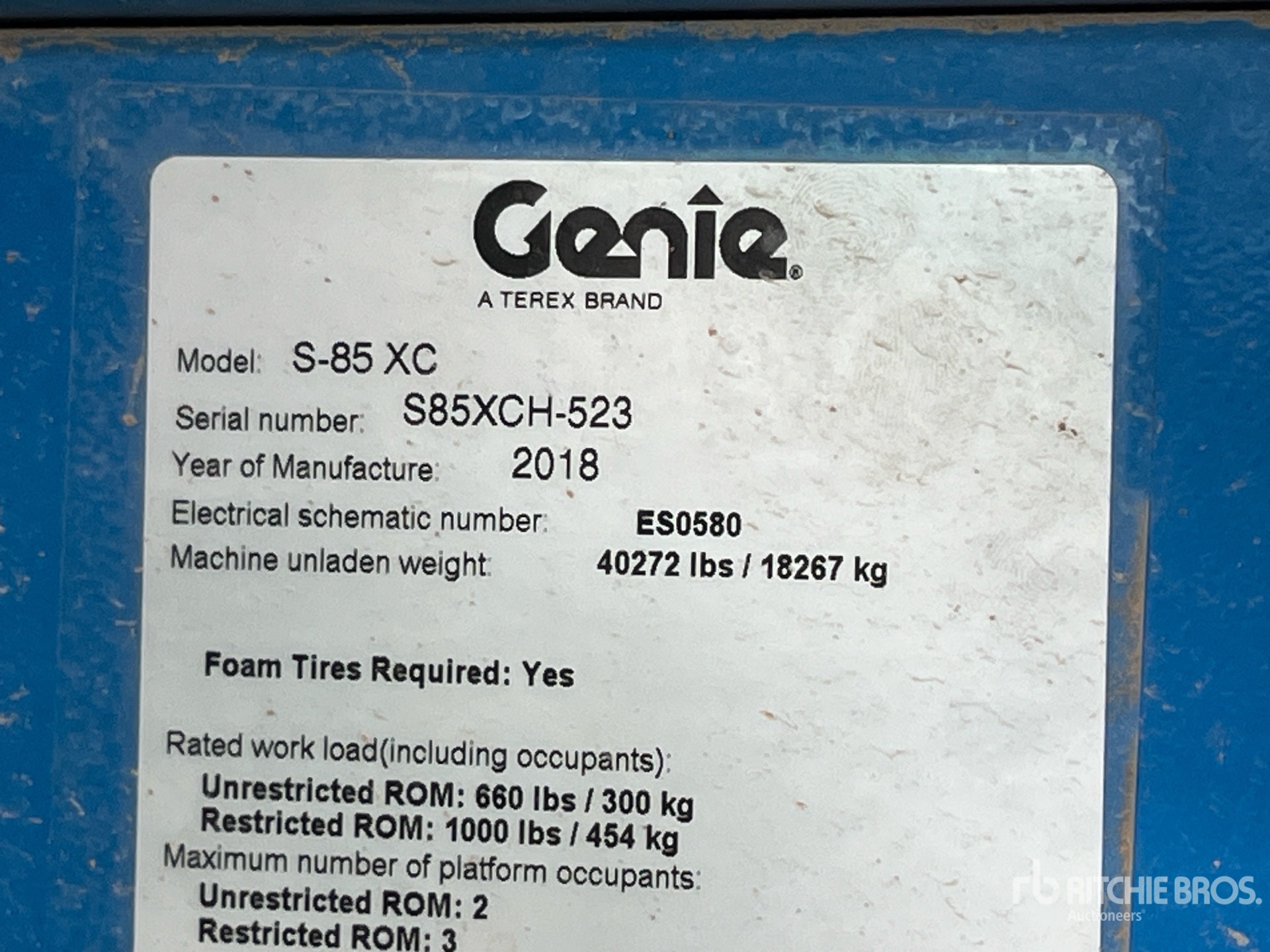 General Appearance with Numero seriale/numero d’identificazione del veicolo (VIN)