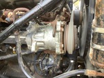 Engine with A/C Compressor