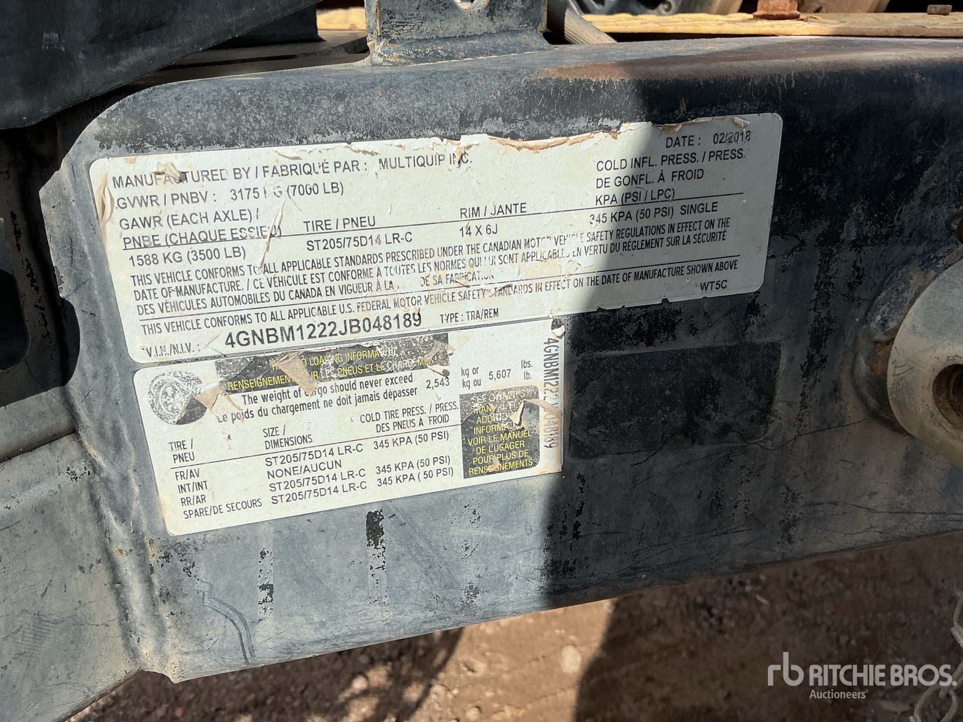 General Appearance with Numéro de série/Numéro d'identification du véhicule automobile