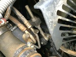 Engine with A/C Compressor