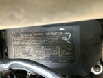 Engine with Emission Label