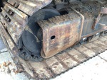 Undercarriage with Left Track Tensioner