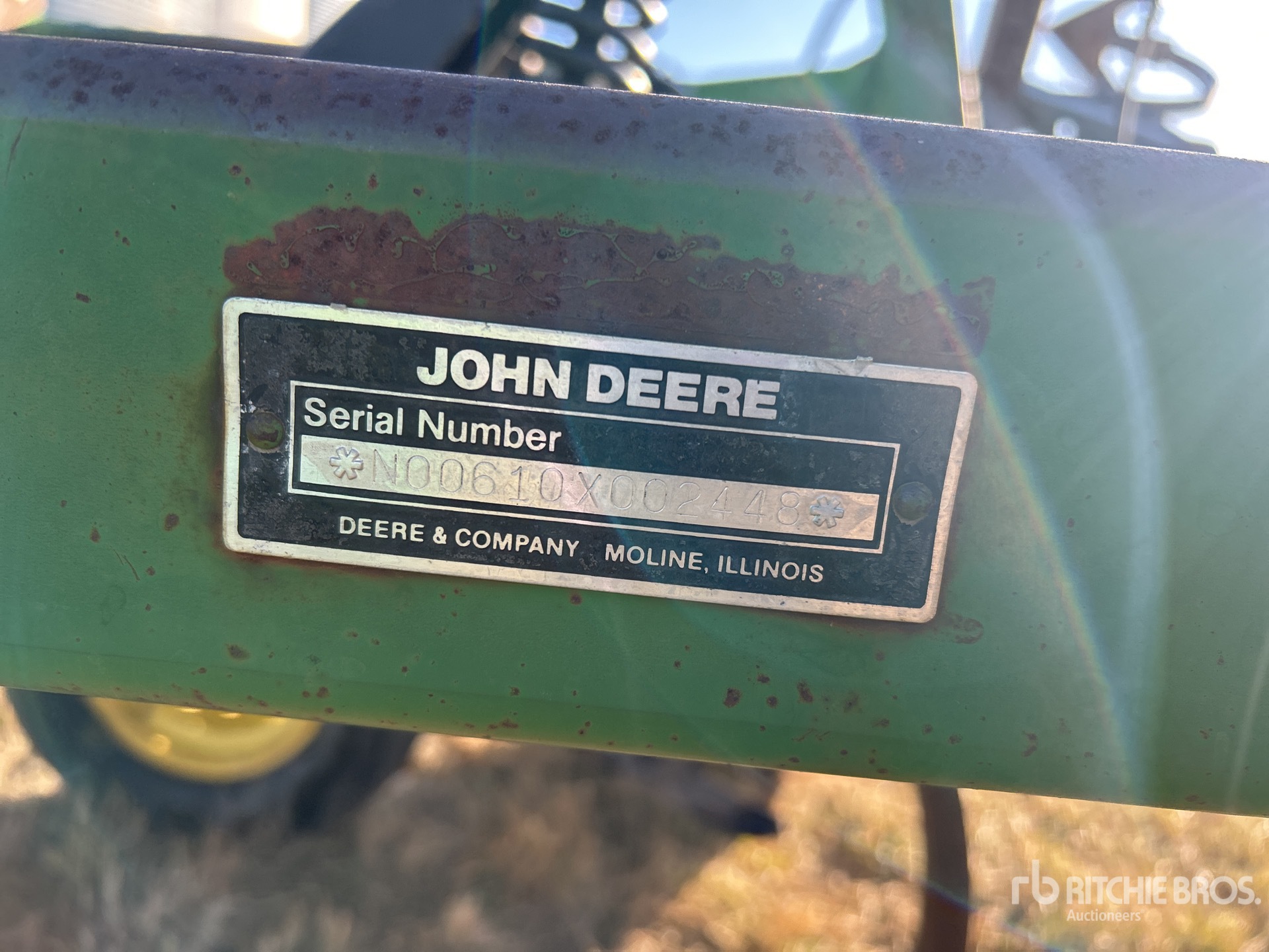 General Appearance with N.º de serie/VIN