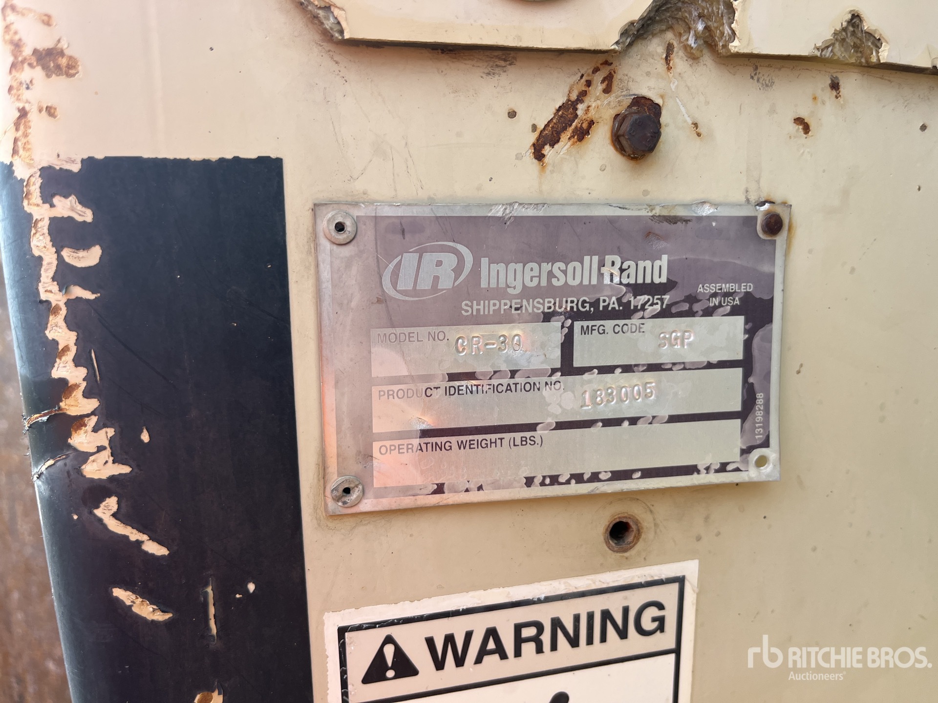 General Appearance with N.º de serie/VIN