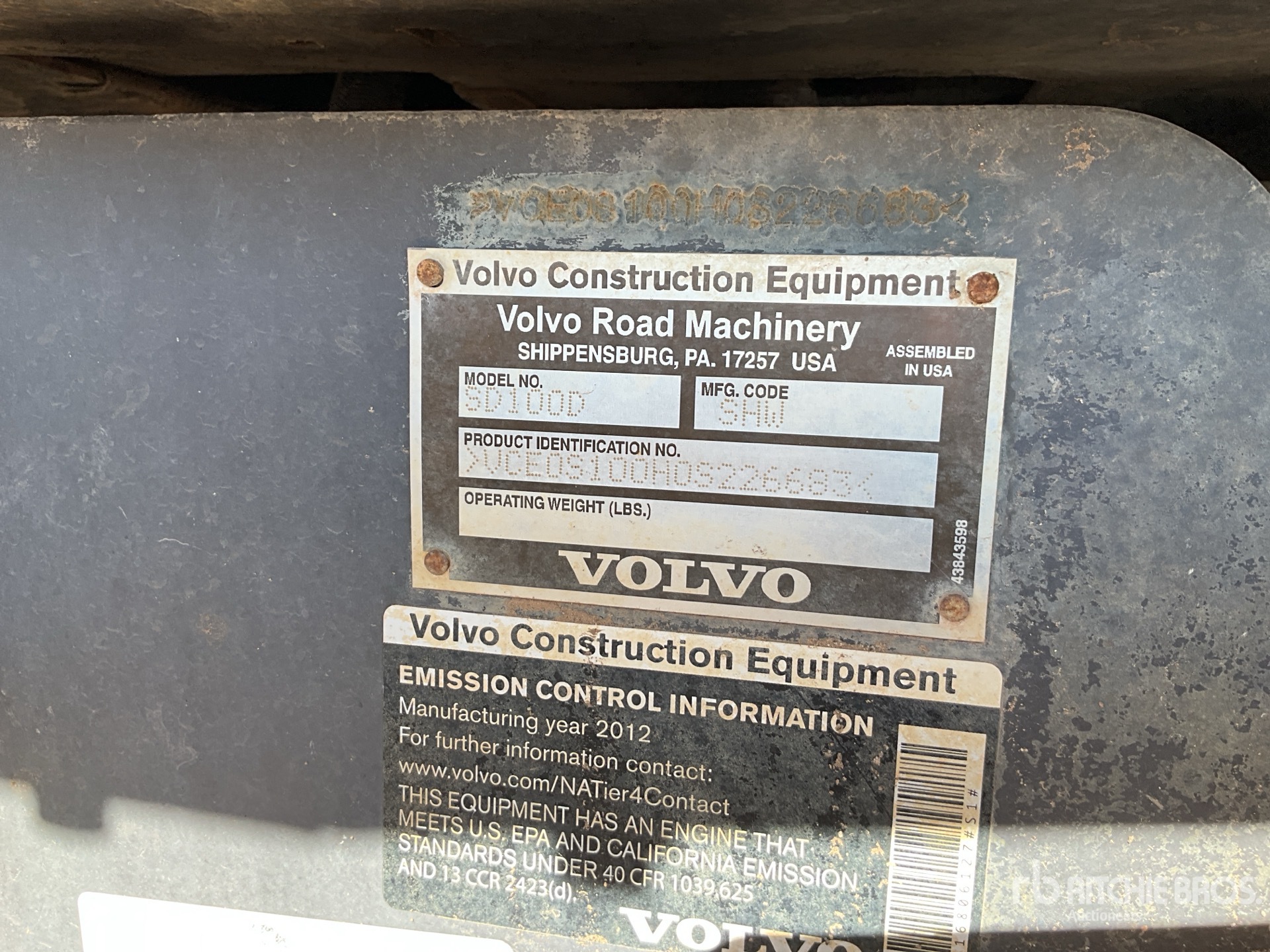 General Appearance with Numer seryjny/numer identyfikacyjny pojazdu