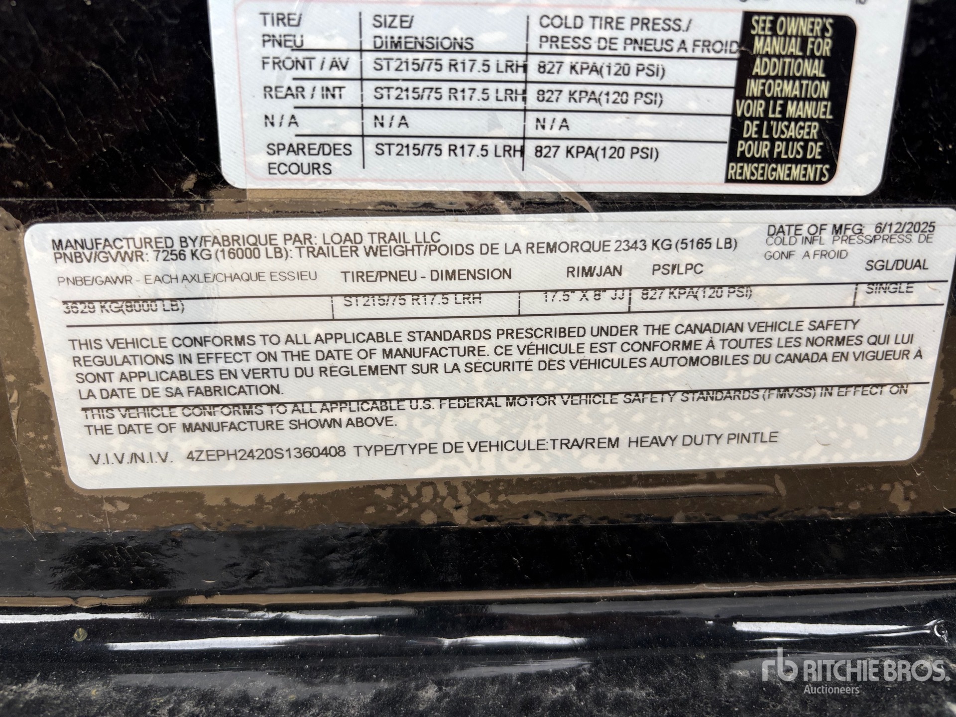 General Appearance with Seriennummer / FIN