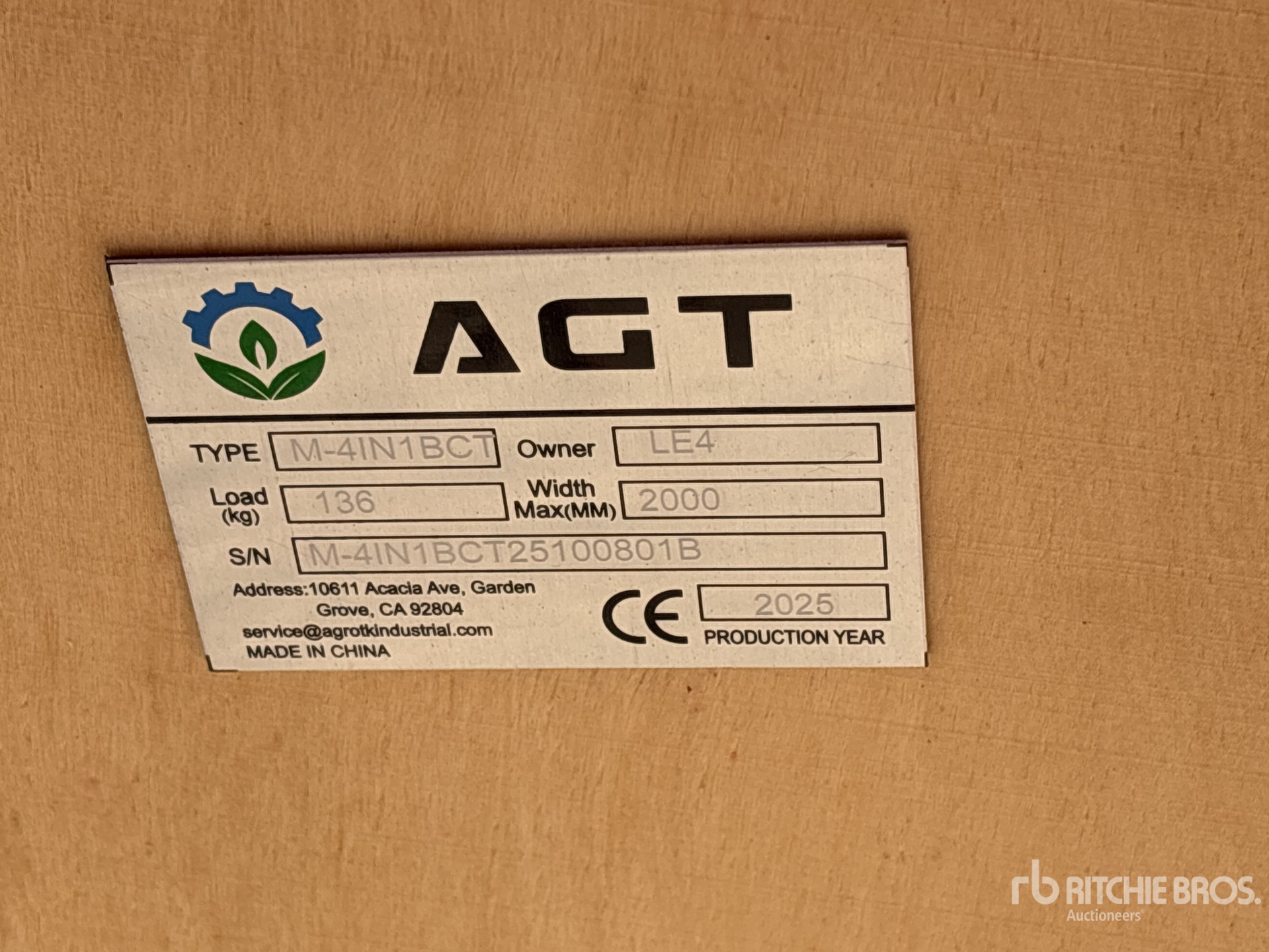 General Appearance with Seriennummer / FIN