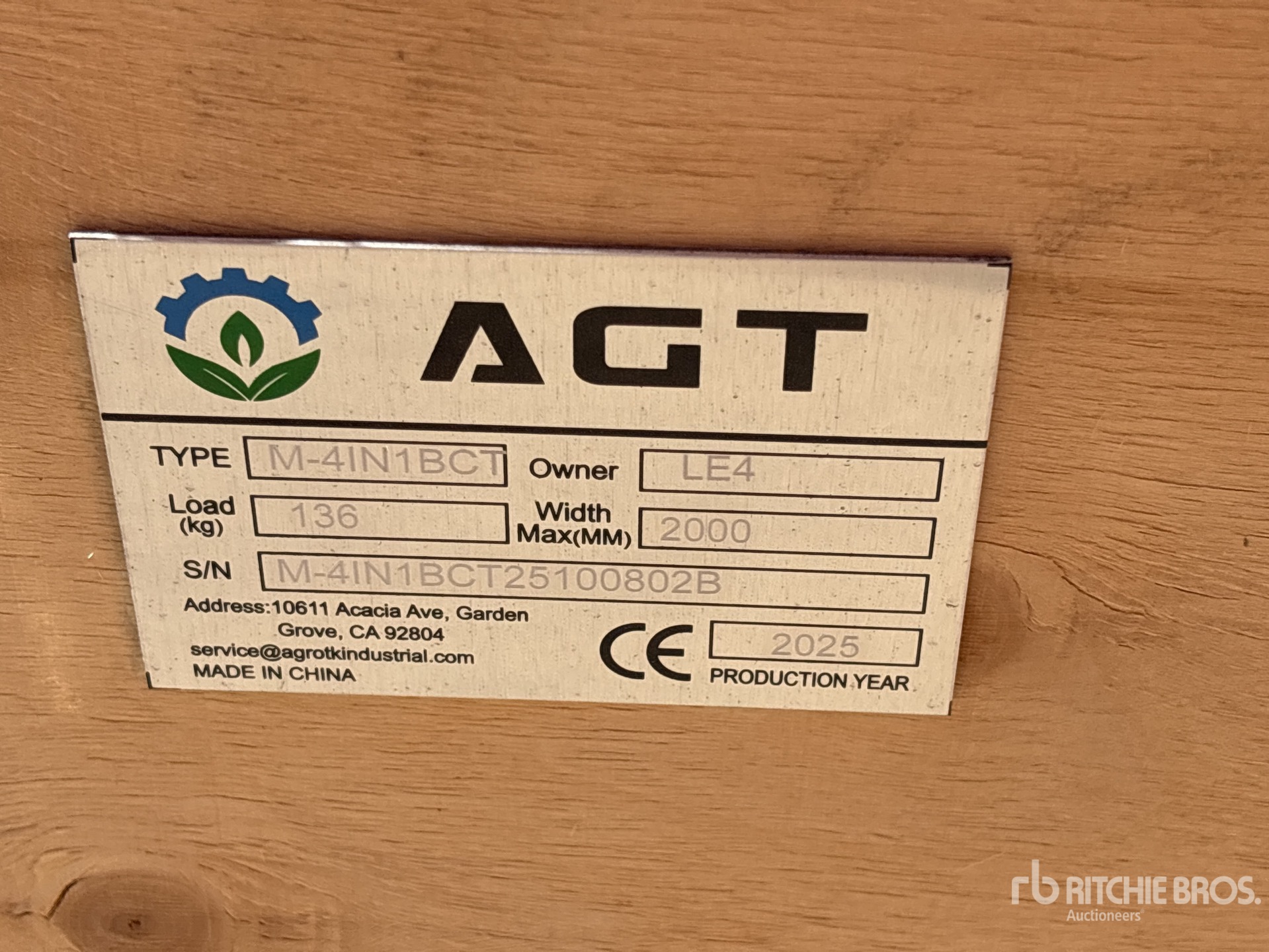 General Appearance with Seriennummer / FIN