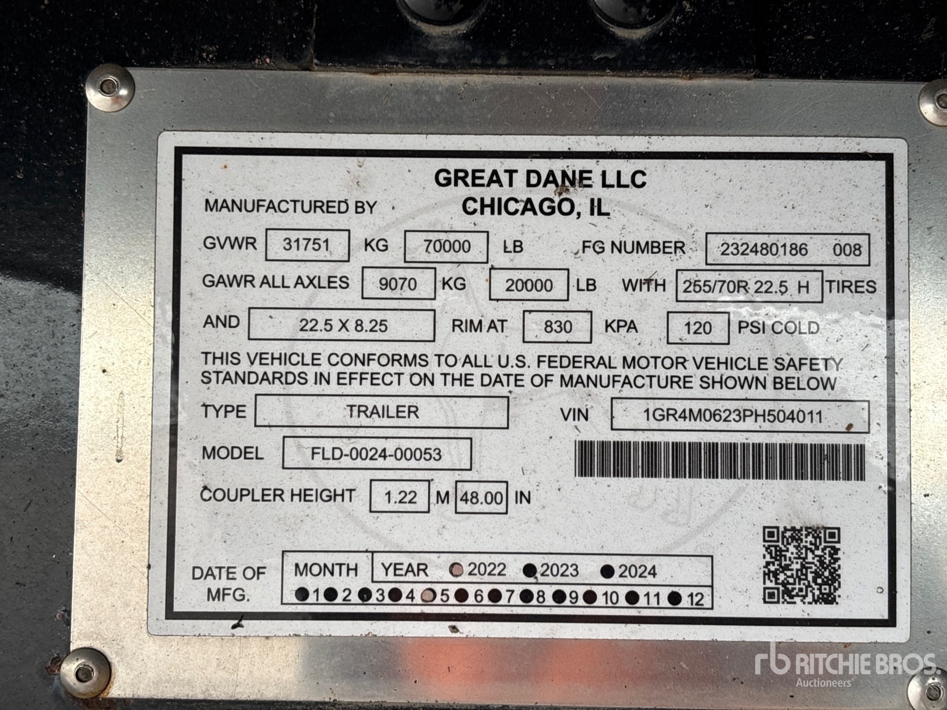 General Appearance with Seriennummer / FIN