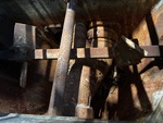 Chassis with Impact Idlers in Hopper Area