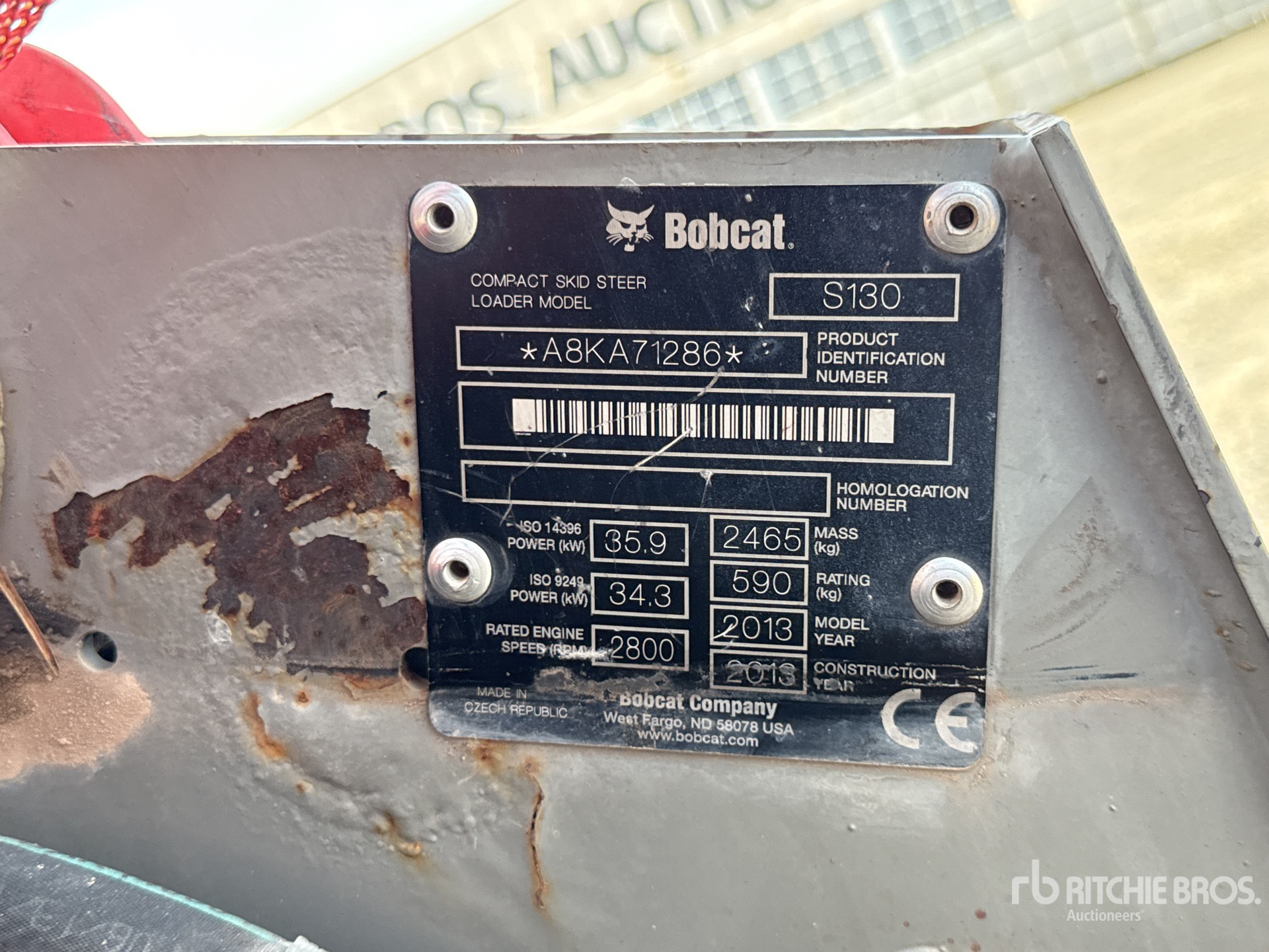 General Appearance with Numéro de série/Numéro d'identification du véhicule automobile