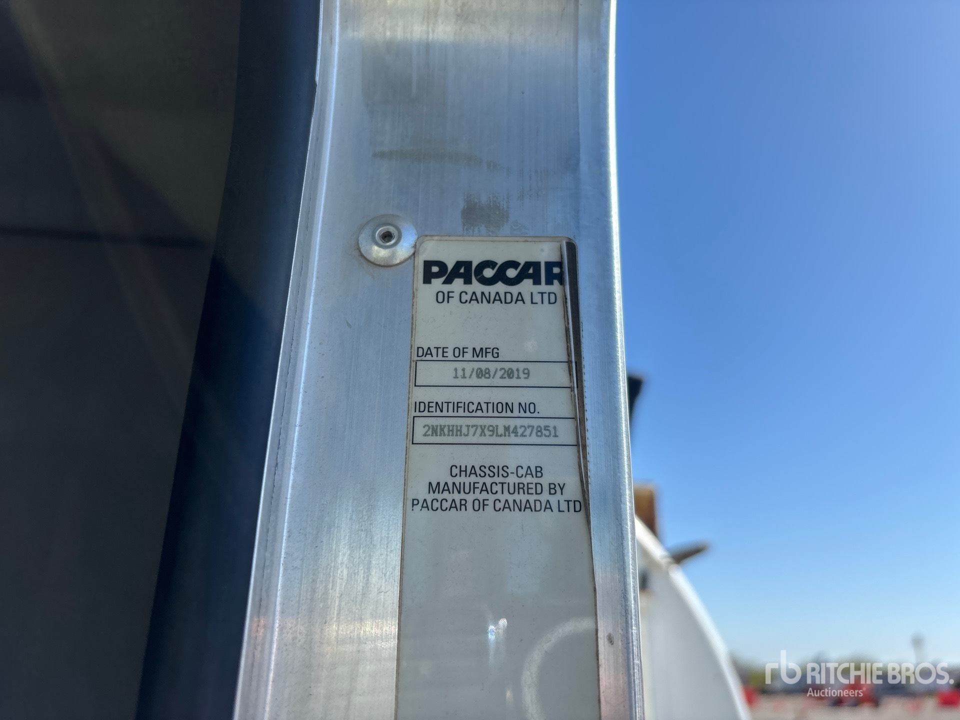 General Appearance with N.º de serie/VIN