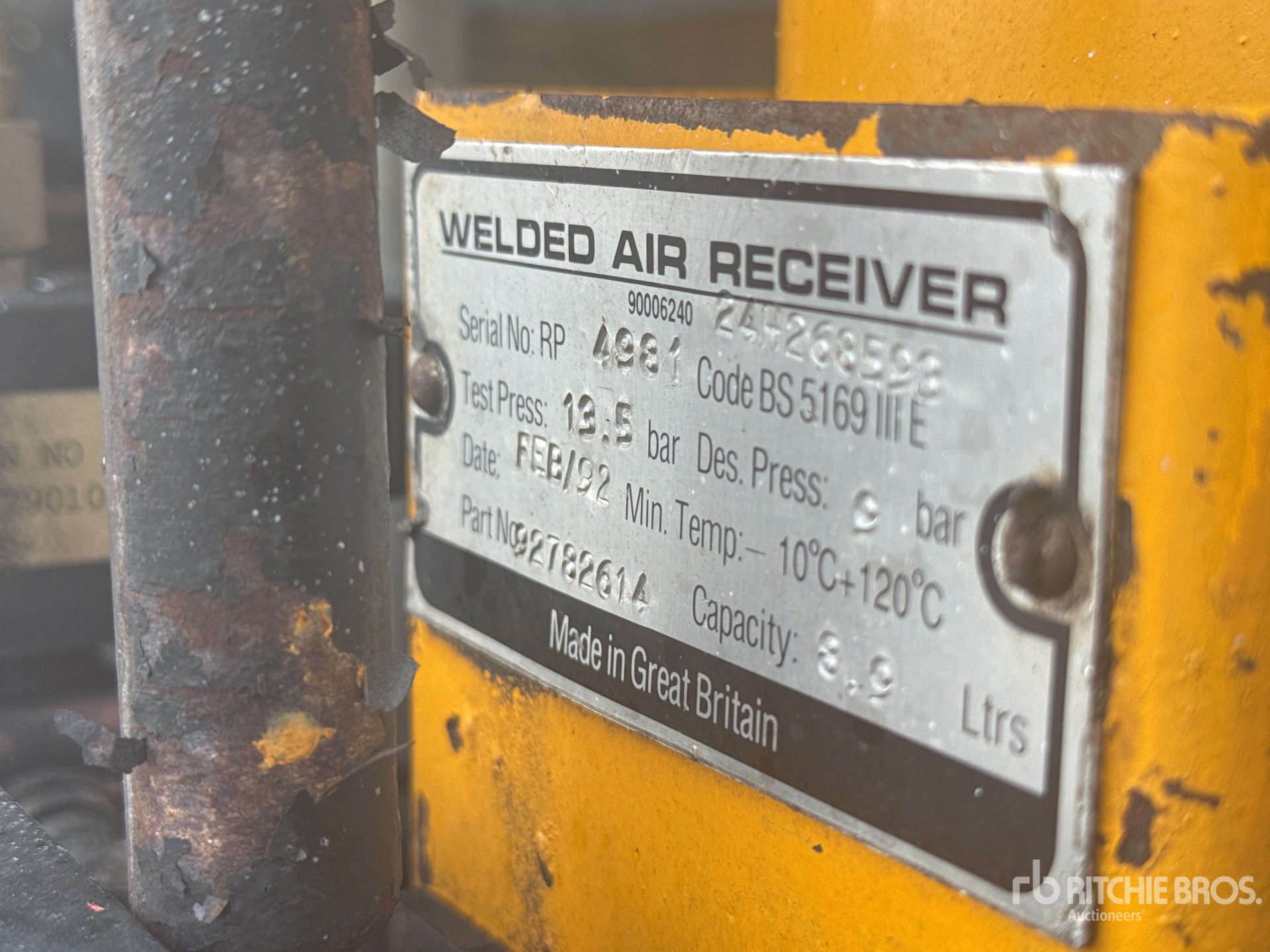 General Appearance with N.º de serie/VIN