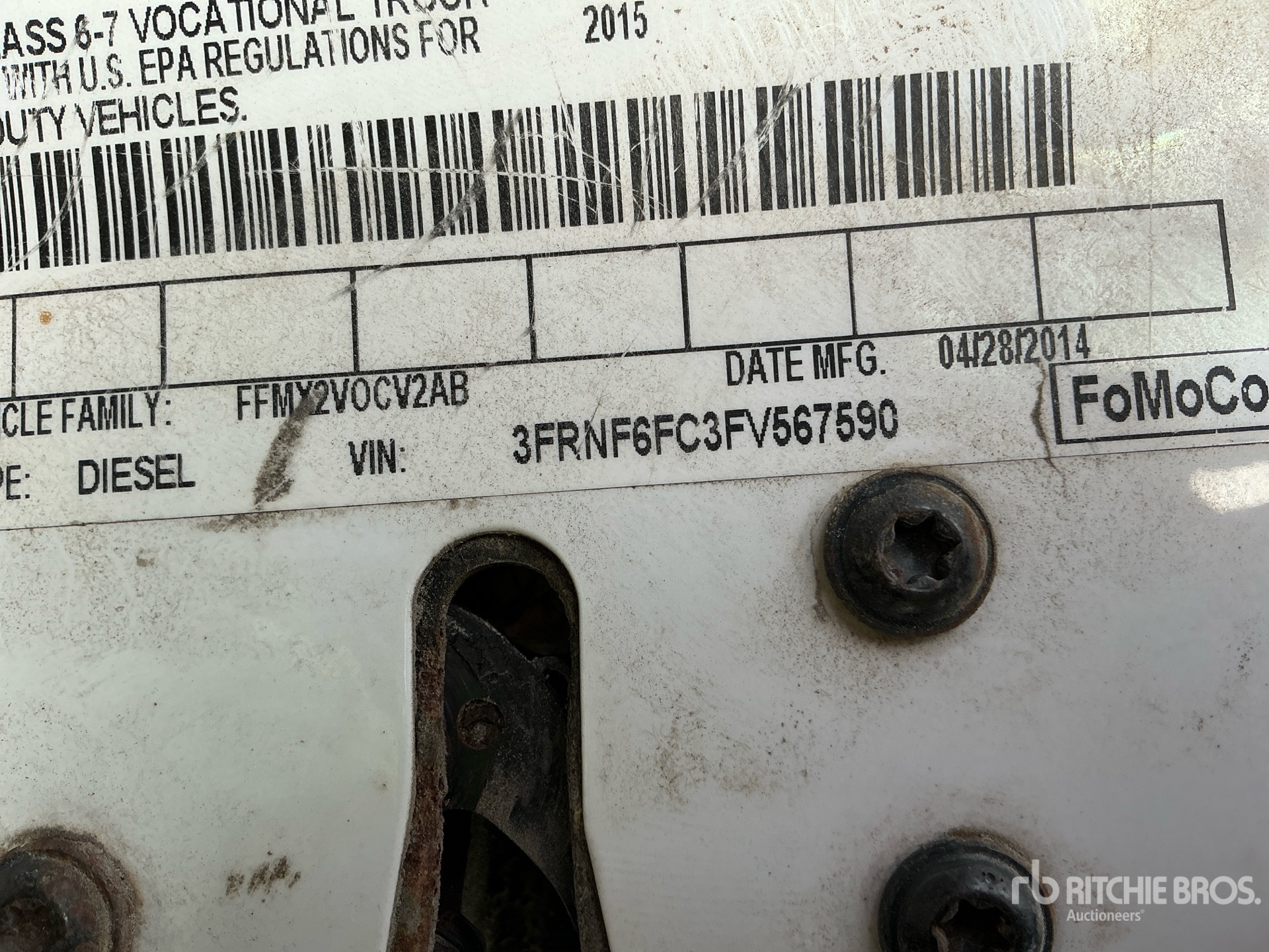 General Appearance with Second Serial Number/VIN Photo