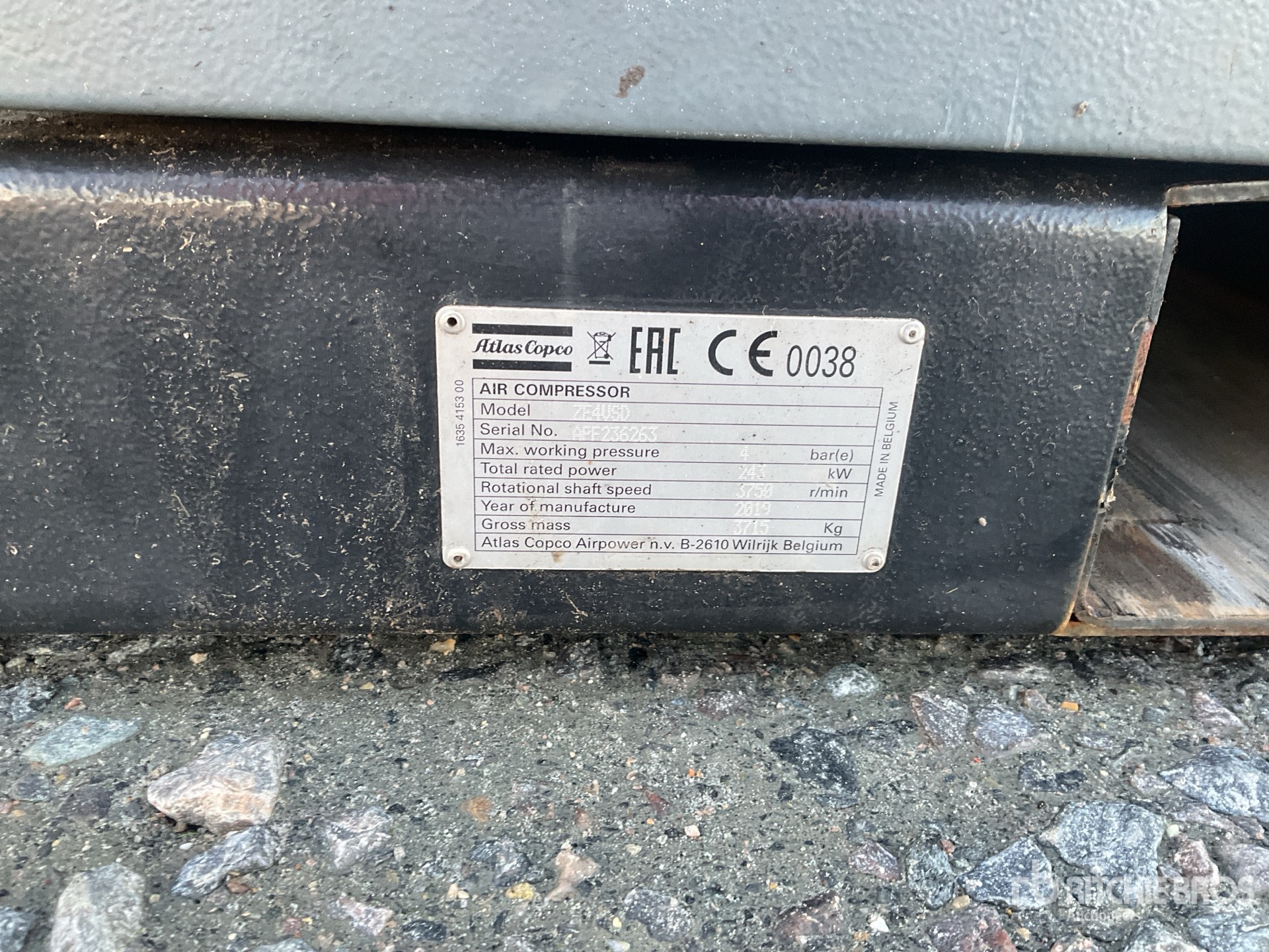 General Appearance with Seriennummer / FIN