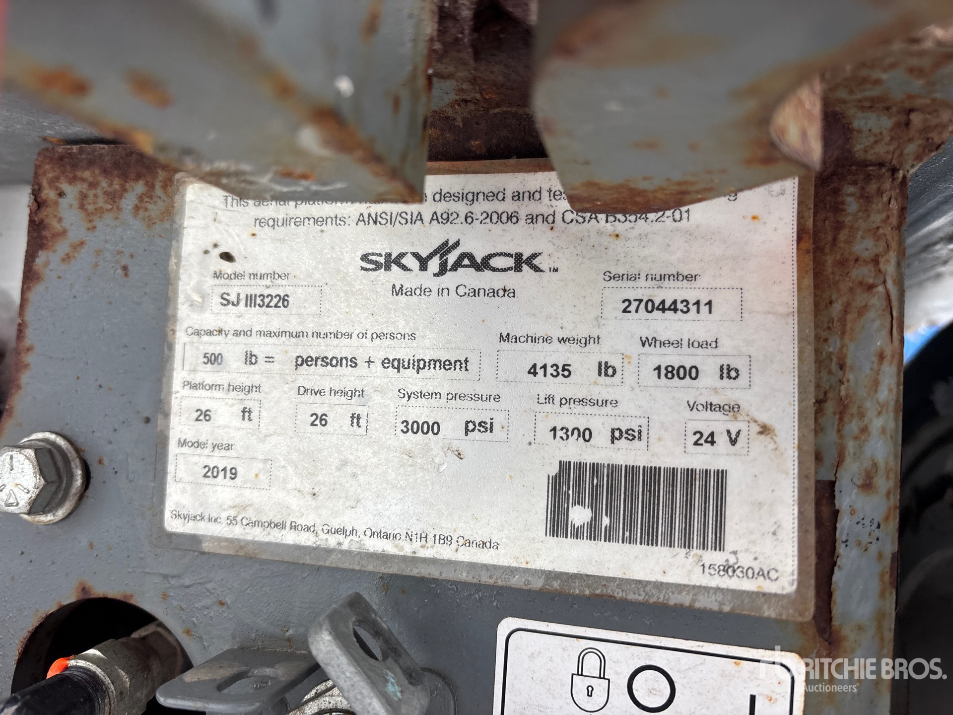 General Appearance with Numer seryjny/numer identyfikacyjny pojazdu