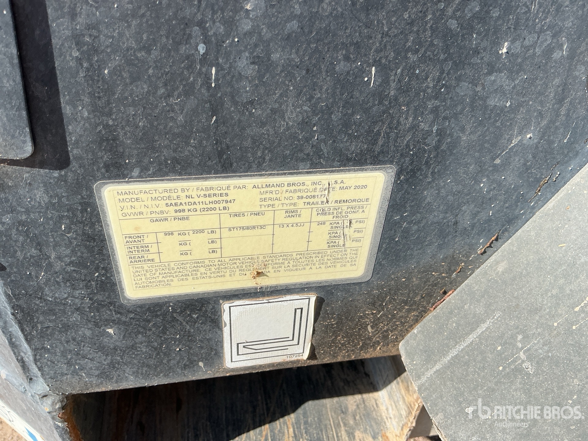 General Appearance with Seriennummer / FIN