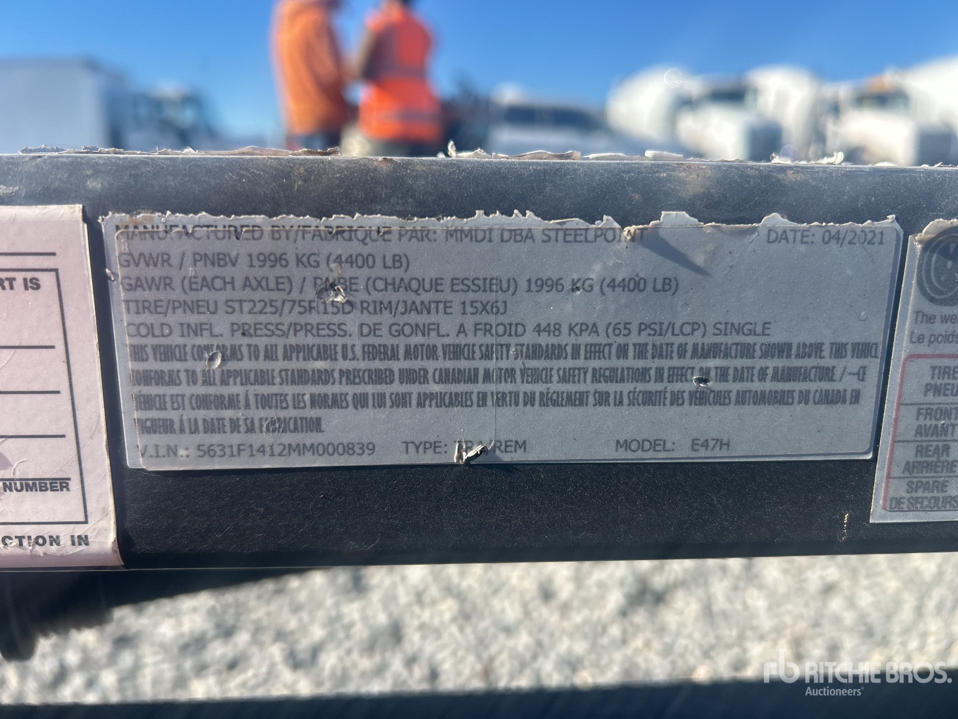 General Appearance with Seriennummer / FIN