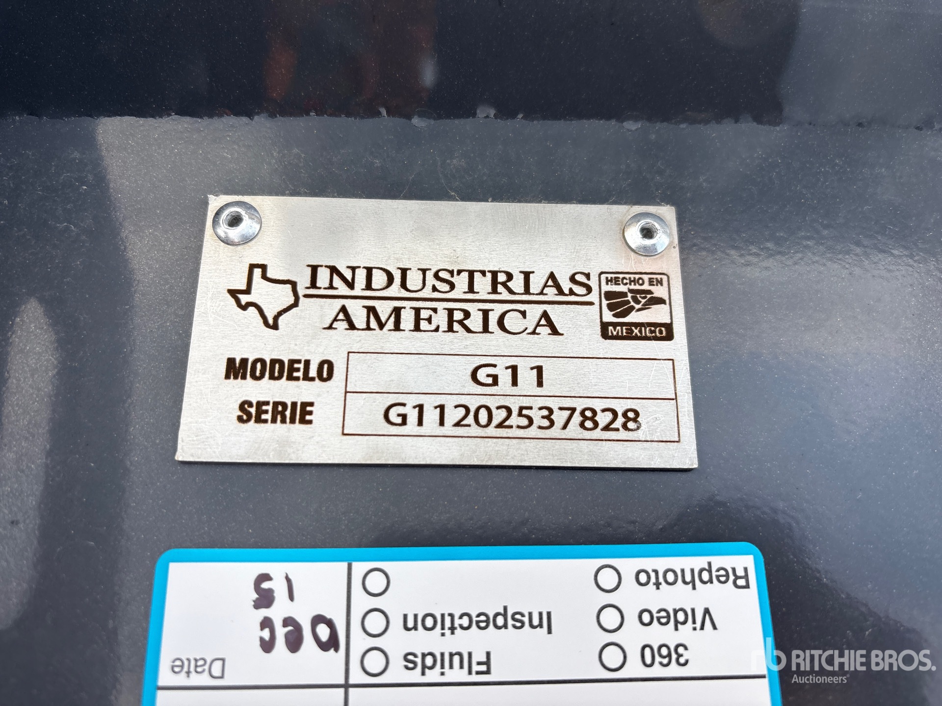 General Appearance with N.º de serie/VIN