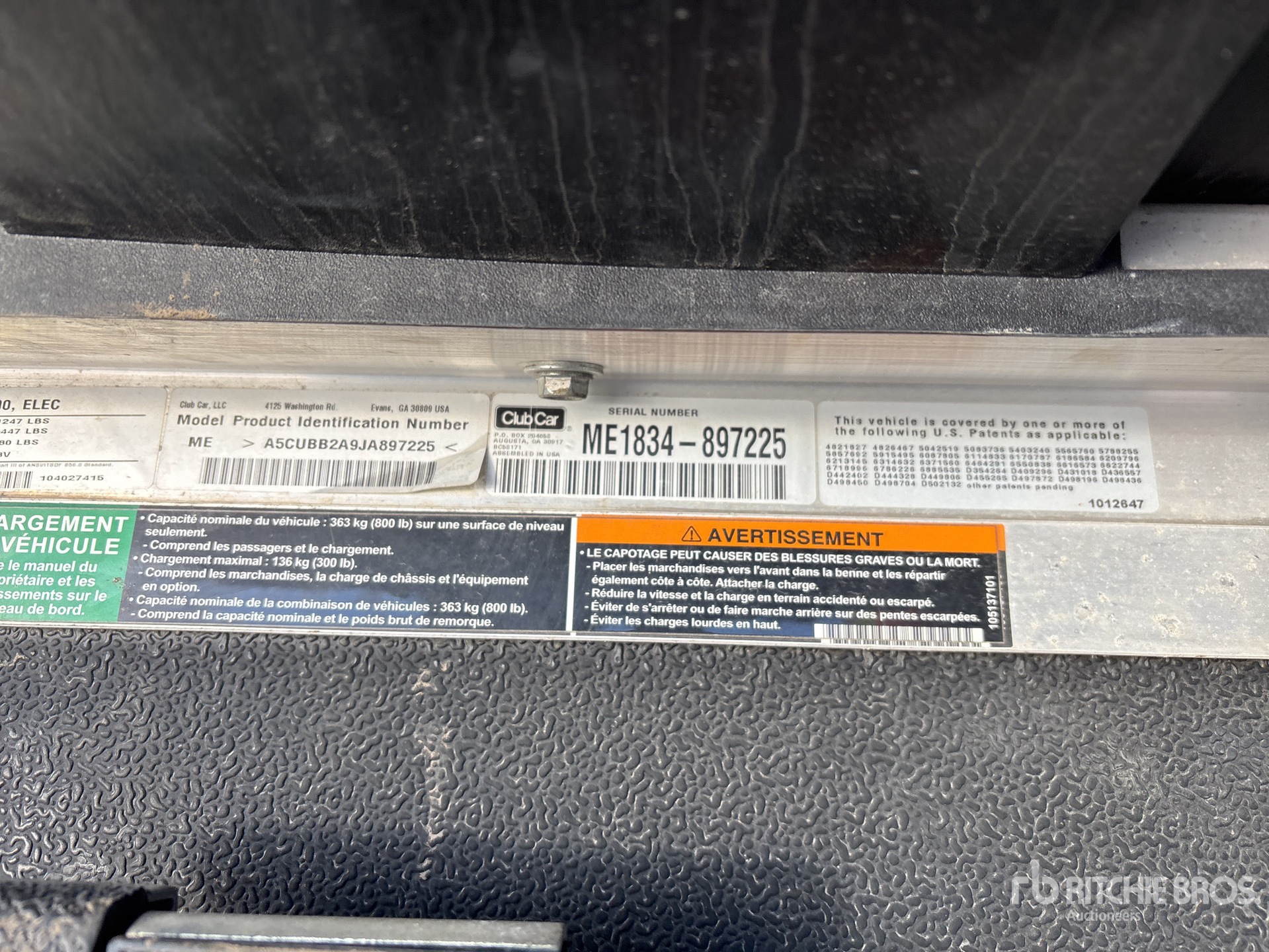 General Appearance with Seriennummer / FIN