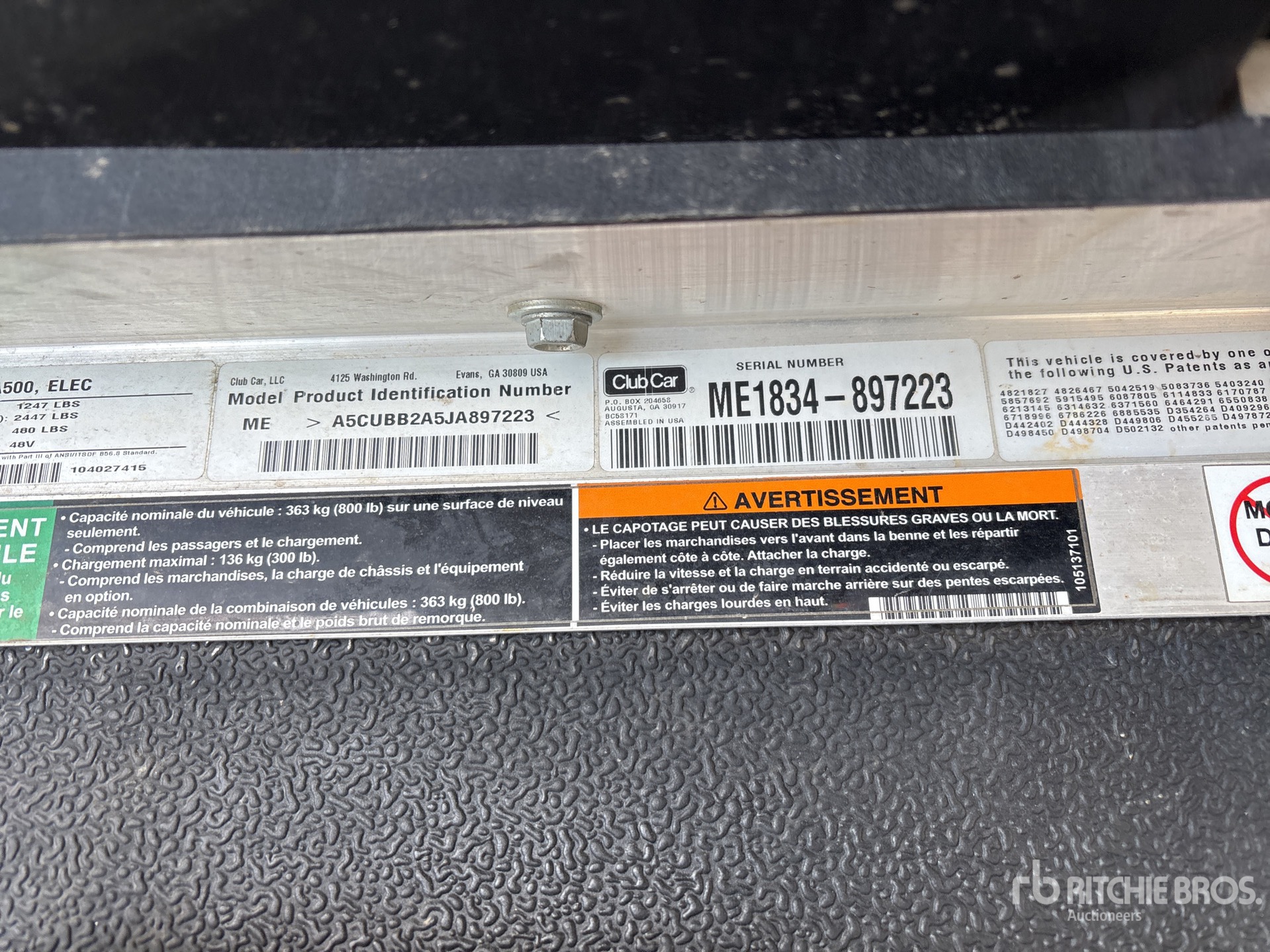 General Appearance with Seriennummer / FIN