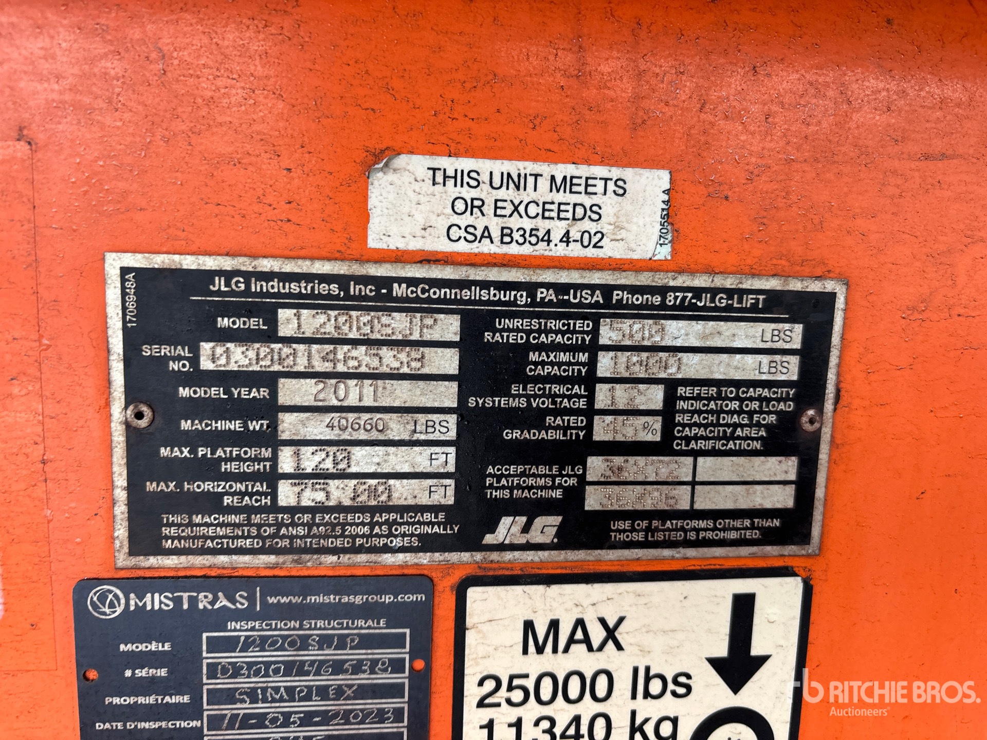 General Appearance with N.º de serie/VIN